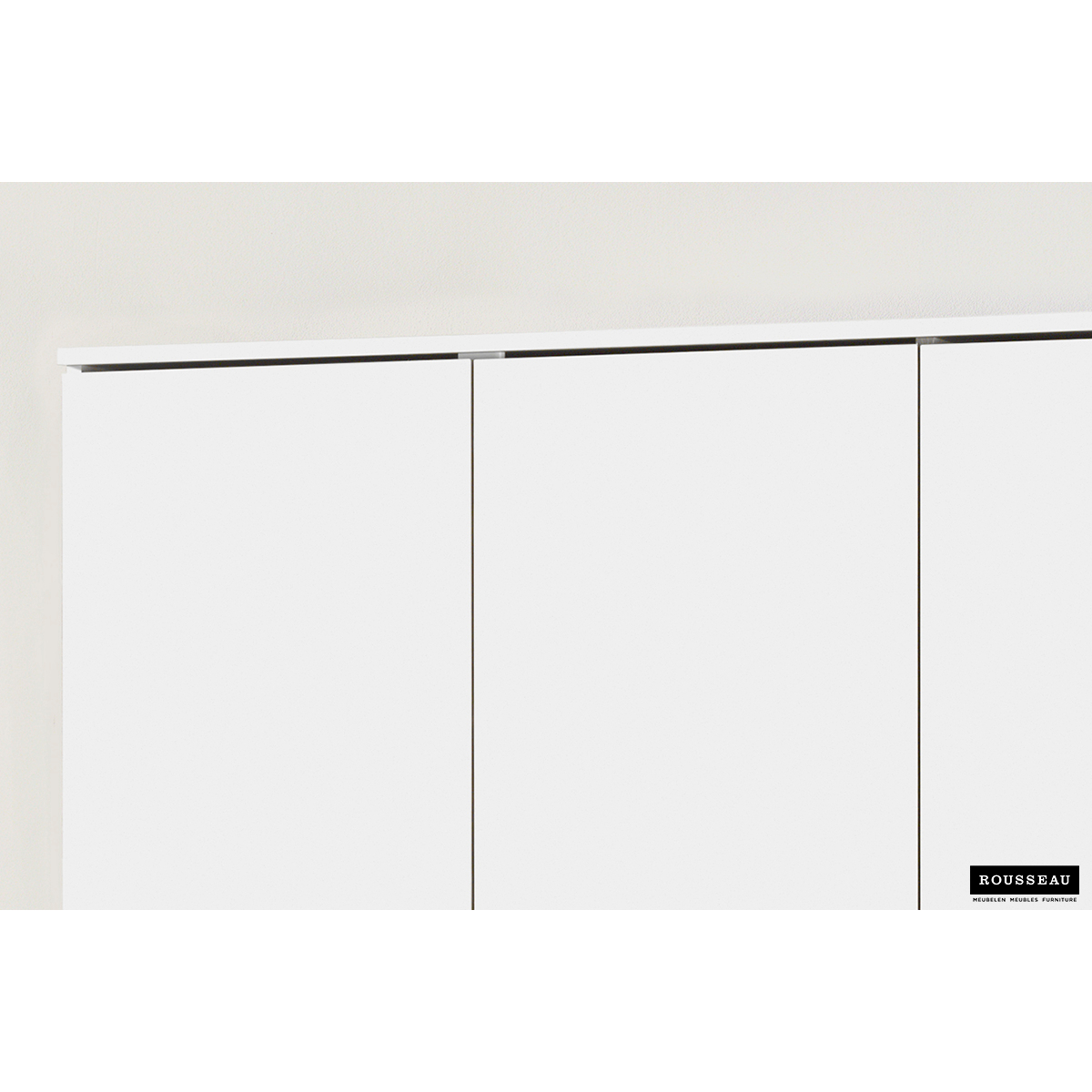 Rangeerkast 'Ray' 3 Deuren en 4 Legplanken Wit (180x120x40cm)