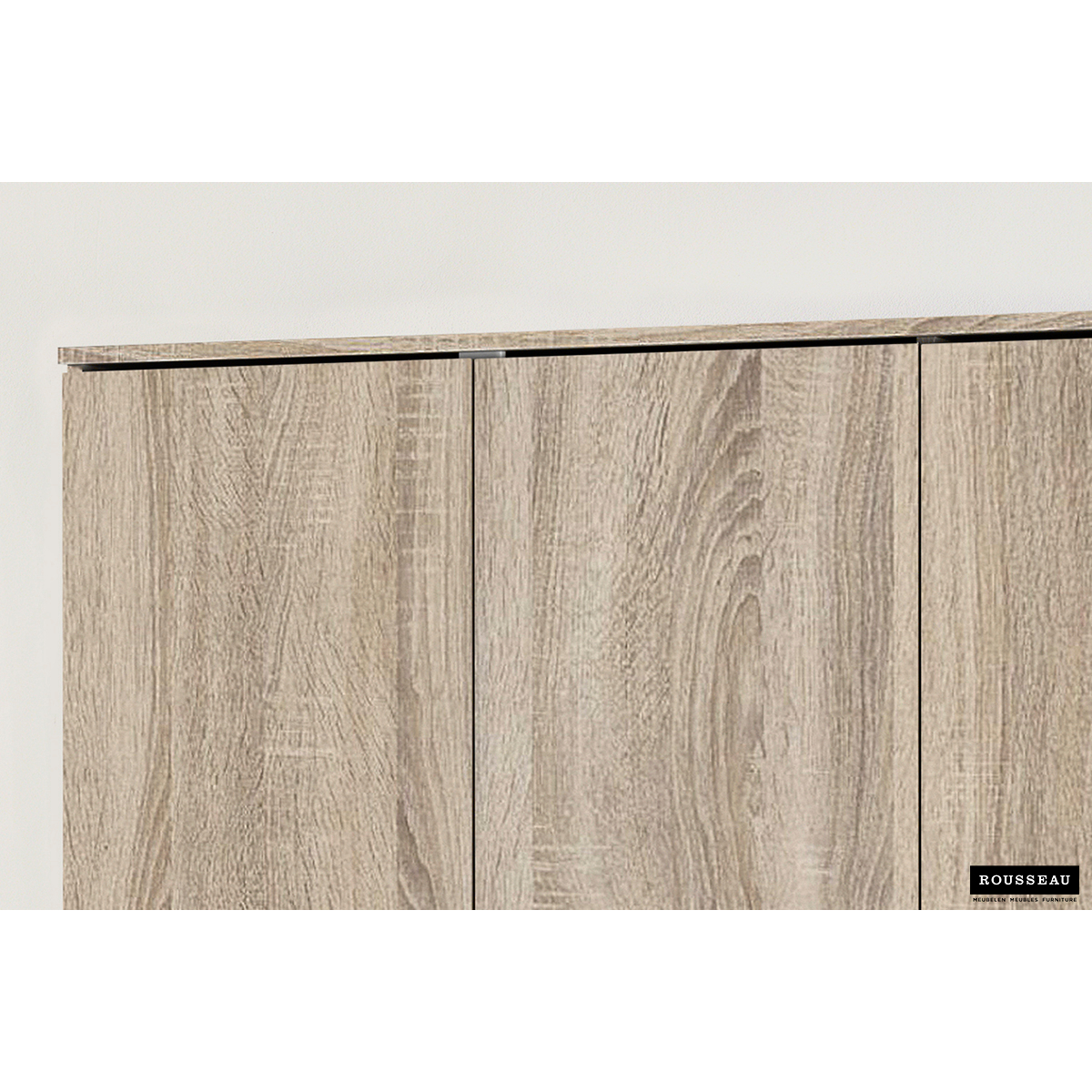 Rangeerkast 'Ray' 3 Deuren en 4 Legplanken Sonoma (180x120x40cm)