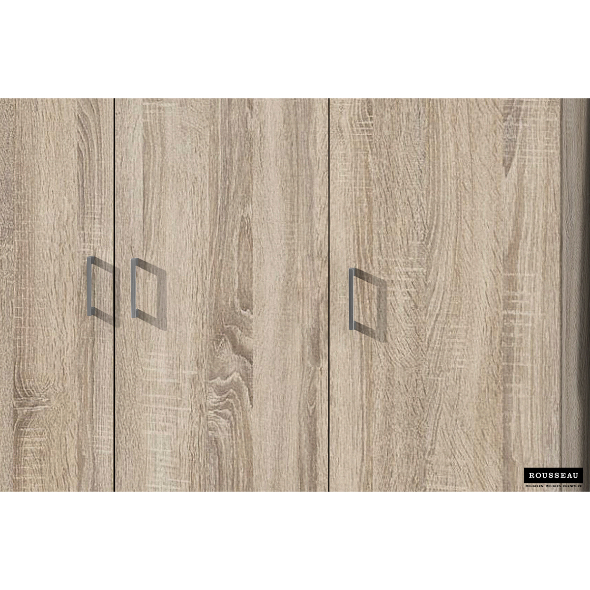 Rangeerkast 'Ray' 3 Deuren en 4 Legplanken Sonoma (180x120x40cm)