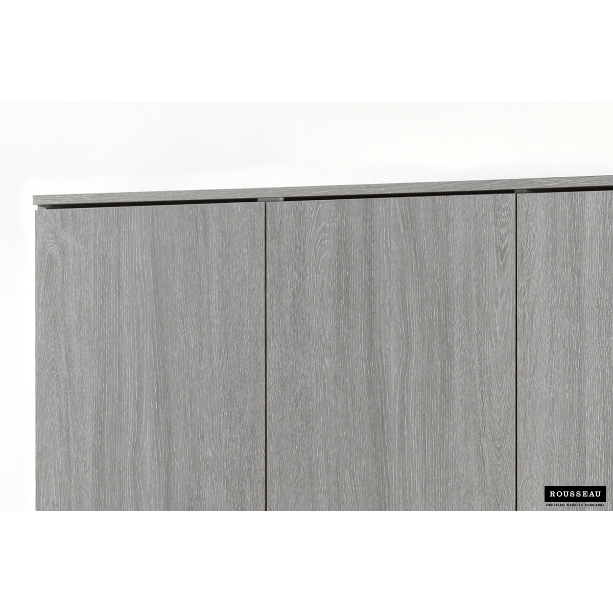 Rangeerkast 'Ray' 3 Deuren en 4 Legplanken Grijze Eik (180x120x40cm)