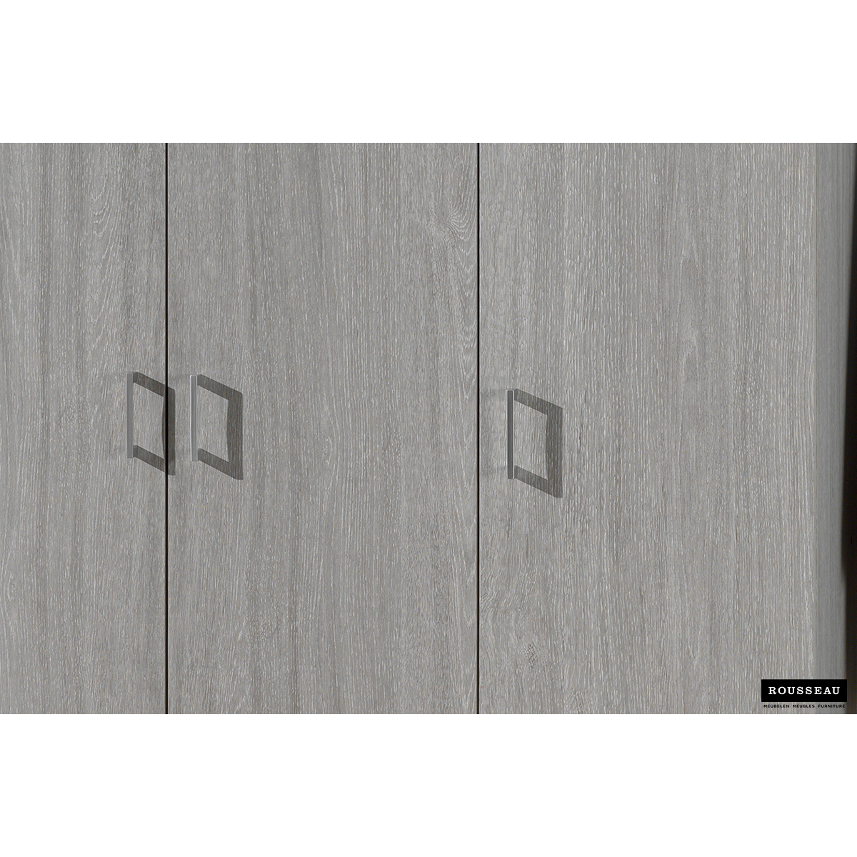 Rangeerkast 'Ray' 3 Deuren en 4 Legplanken Grijze Eik (180x120x40cm)