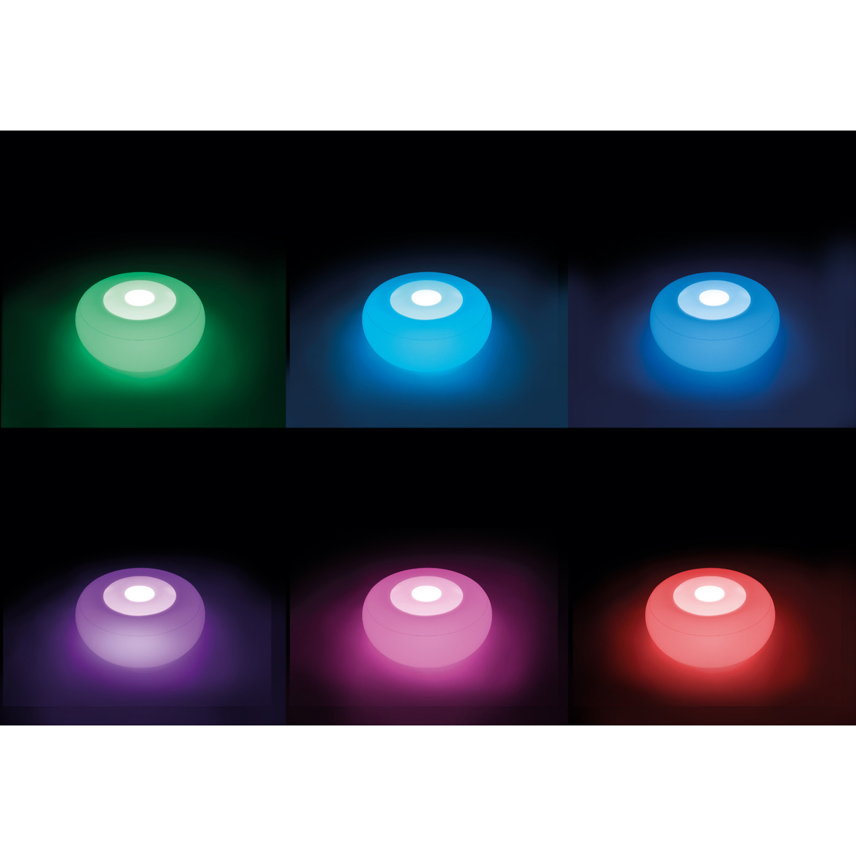 Intex Opblaasbare Poef Met Led (68697)