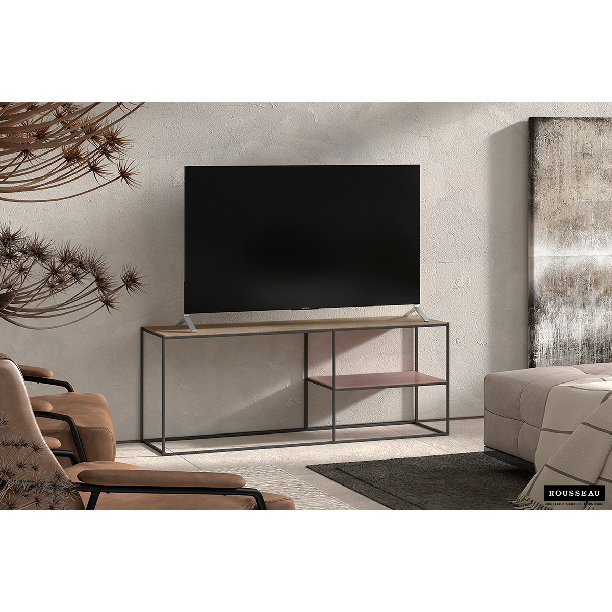 Tv-meubel 'Wilson' Metaal (123x46x31cm)