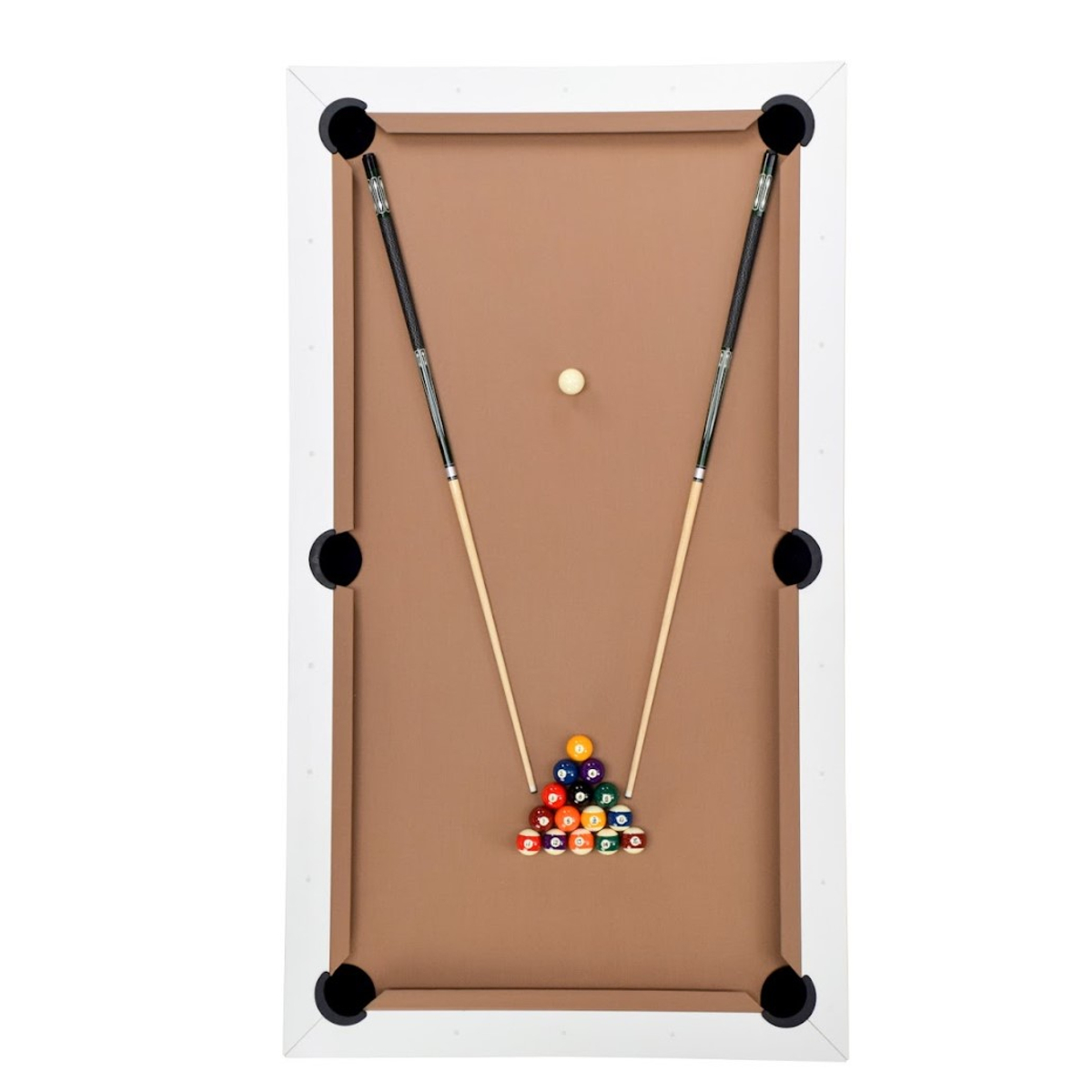 North Essence Wit / Wit 7FT Combi Pooltafel / Eettafel