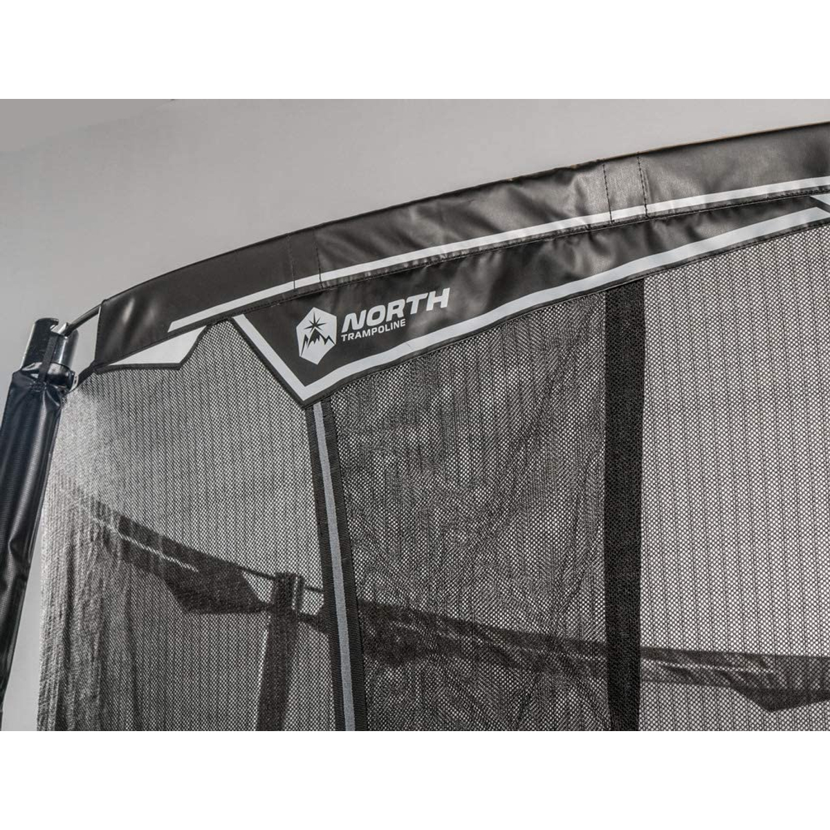 North Explorer Inground 350 Trampoline + Safety Net Black