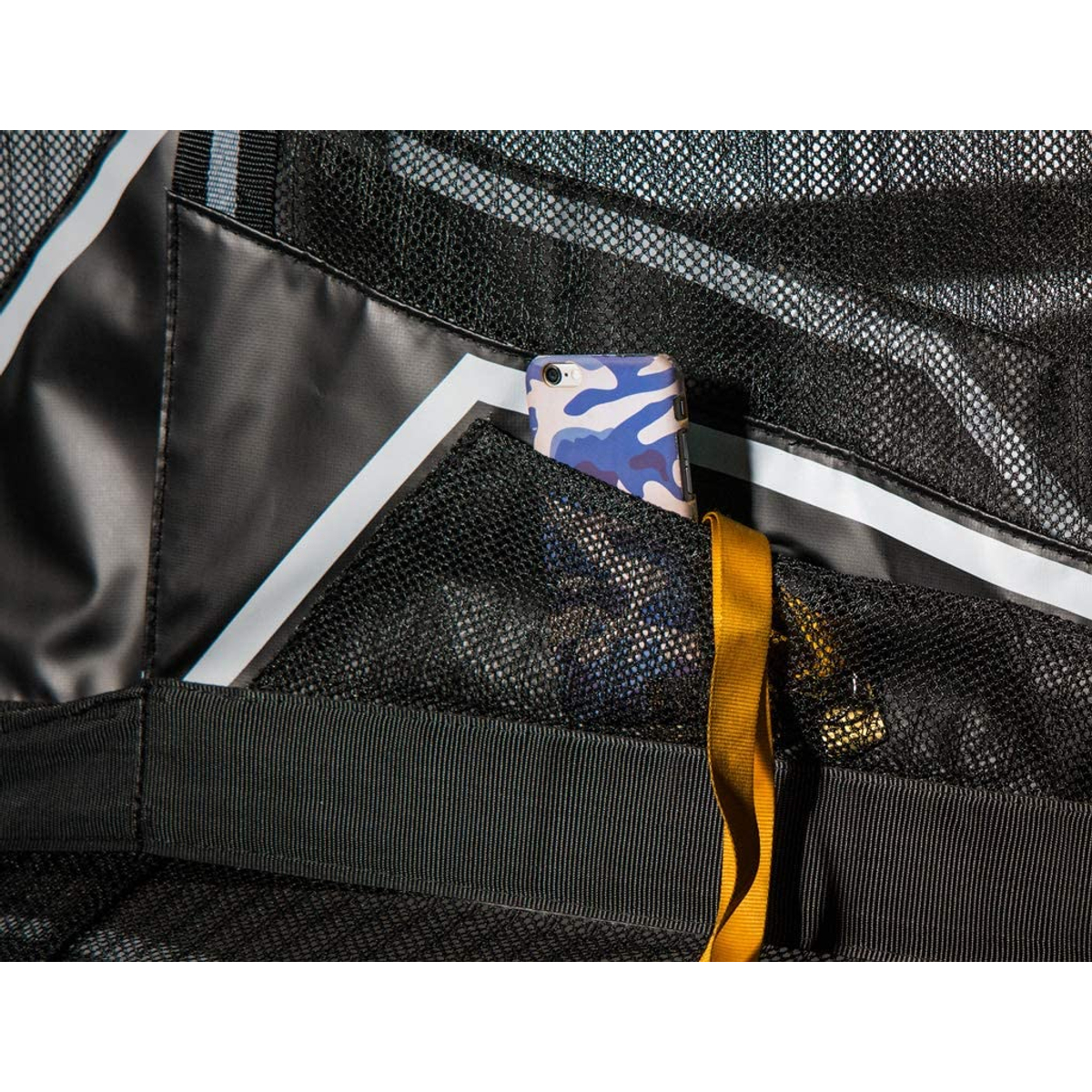 North Explorer Inground 350 Trampoline + Safety Net Black