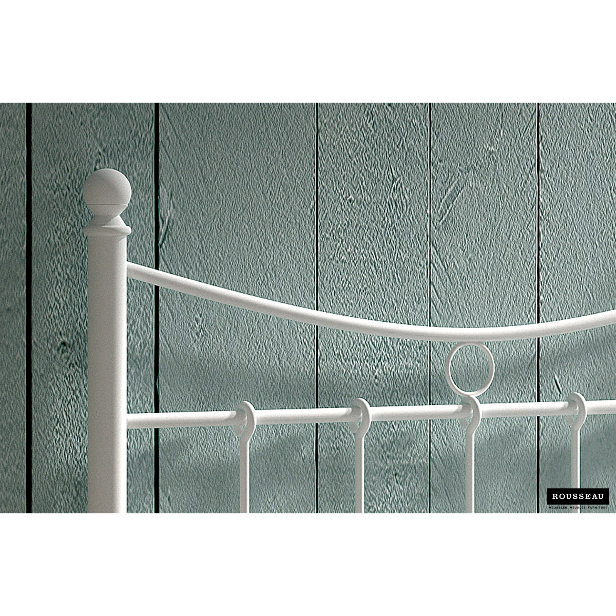 Bed 'Sacha' Wit 90x200 Met Lattenbodem