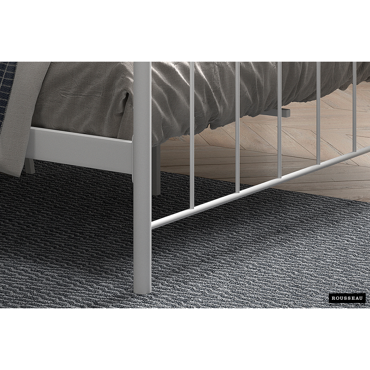 Bed 'Sacha' Wit 160x200 Met Lattenbodem