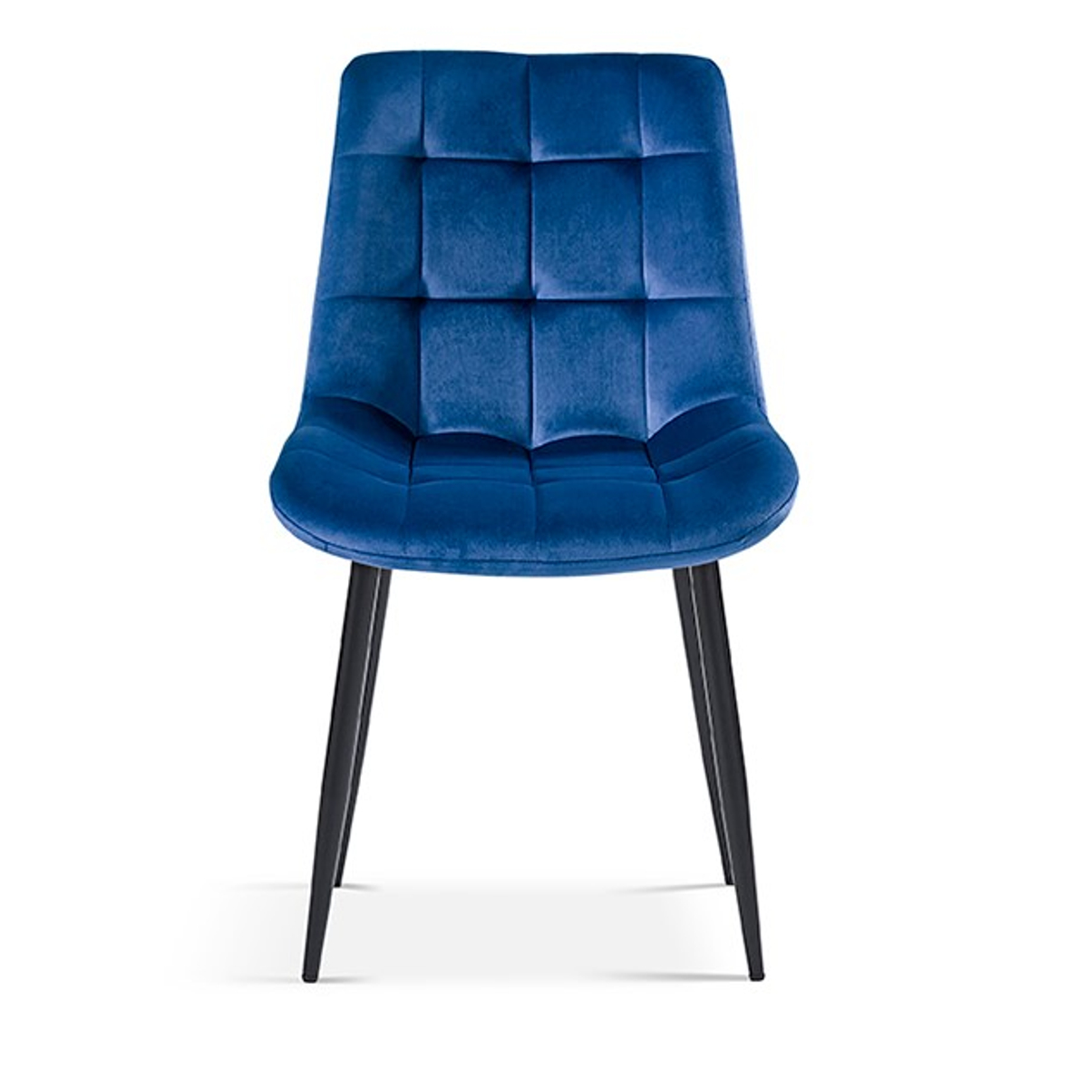 Interiax Chaise de salle à manger Lucy Velvet Blue