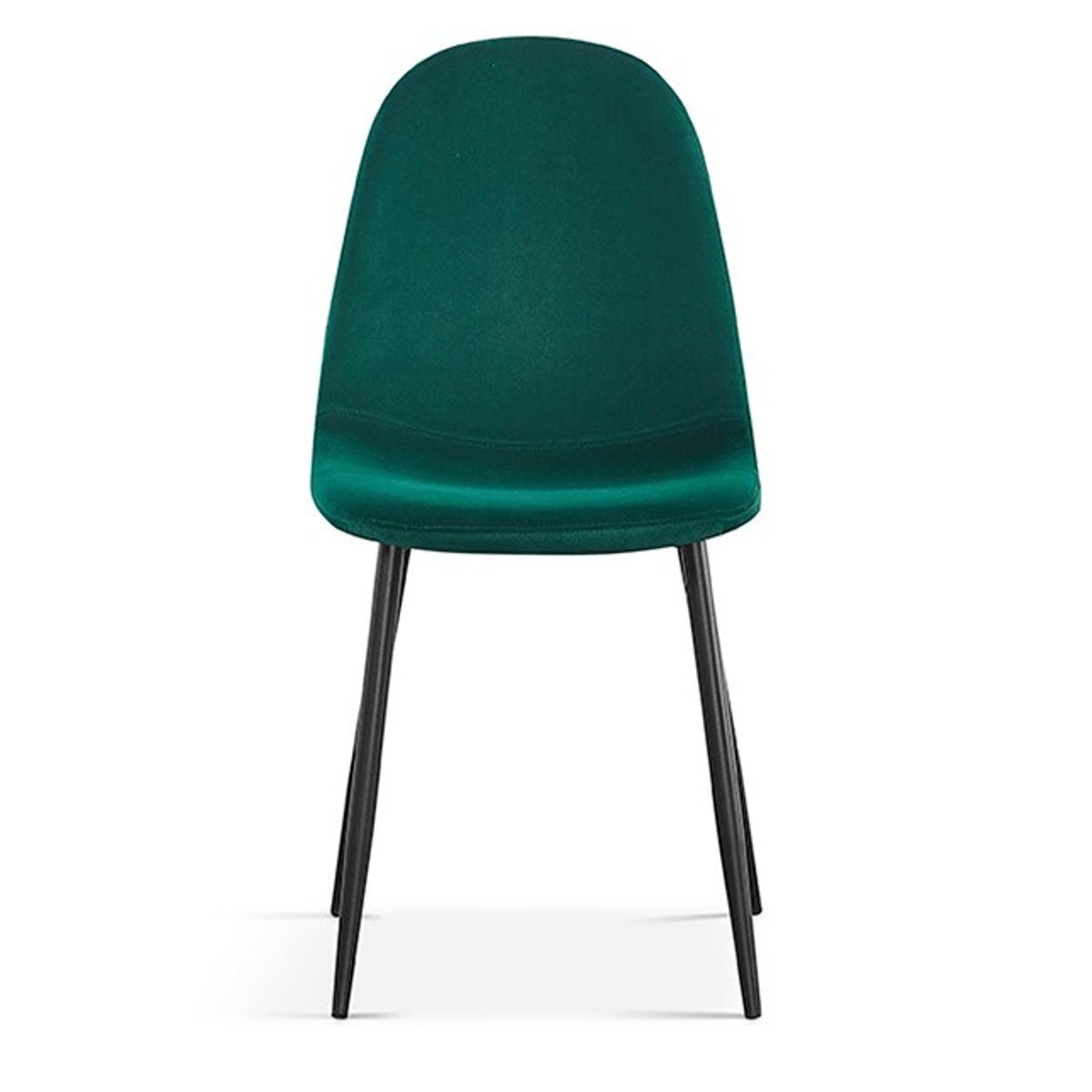 Interiax Eetkamerstoel Lou Fluweel Groen