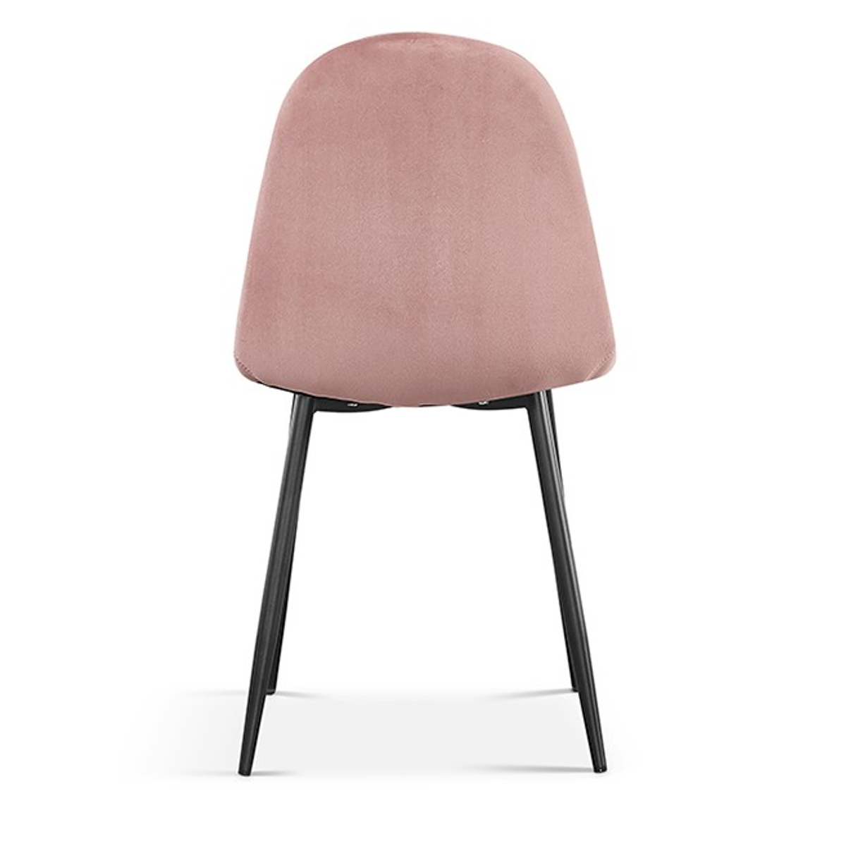 Interiax Eetkamerstoel Lou Fluweel Roze