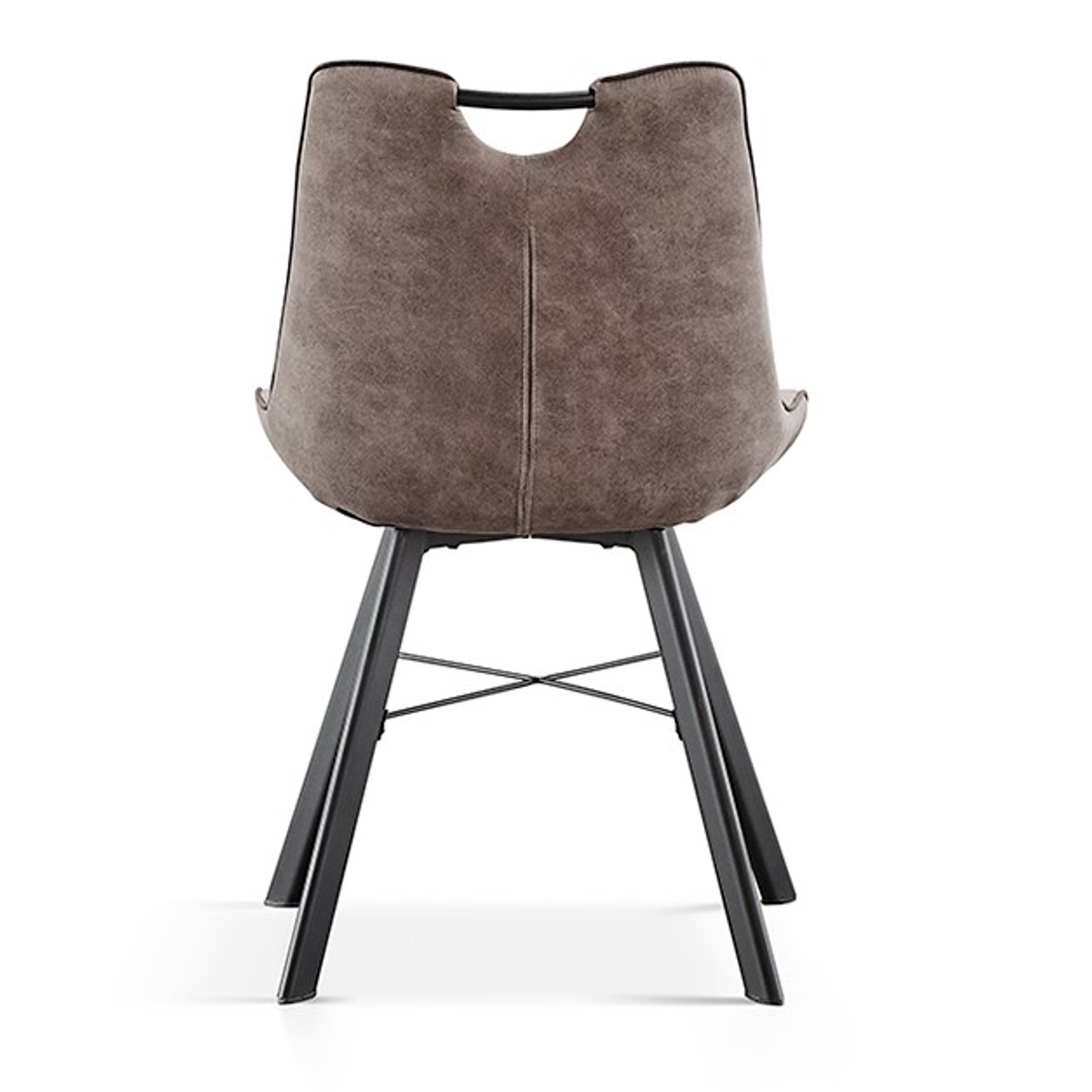 Interiax Eetkamerstoel Ida Micro Fiber PU Grijs