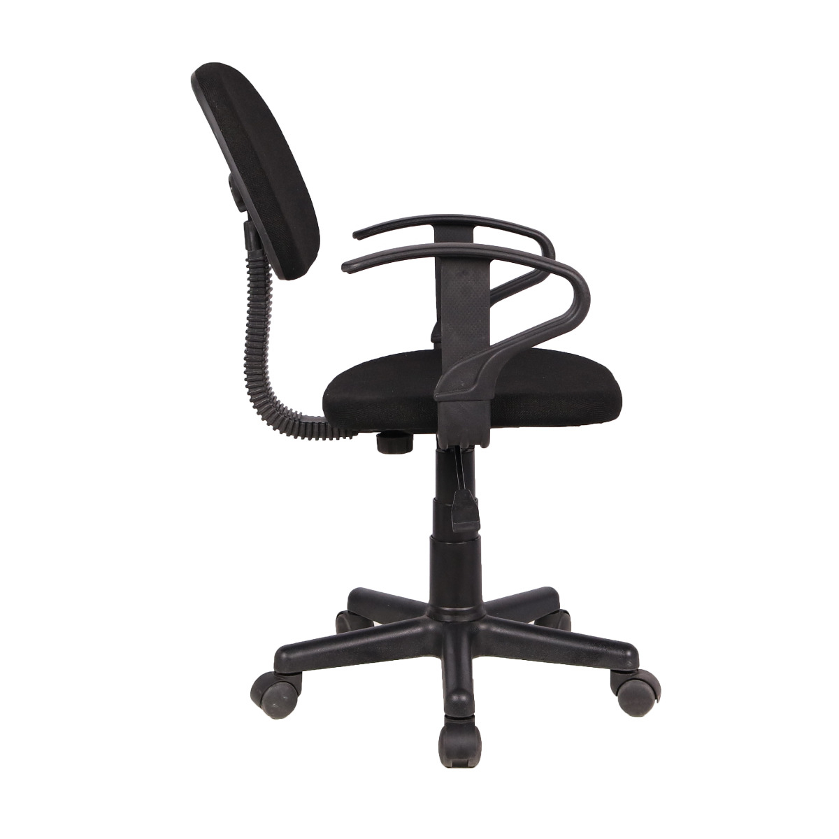 Bureaustoel 'Happy' PU Nylon Zwart