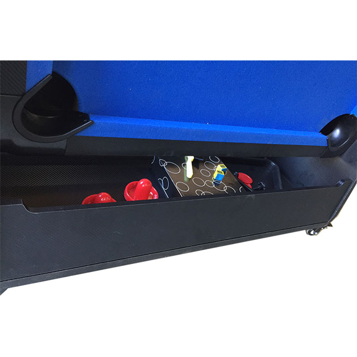 TopTable Twist 2in1 Max Airhockey/Pool Table Black/White 6FT