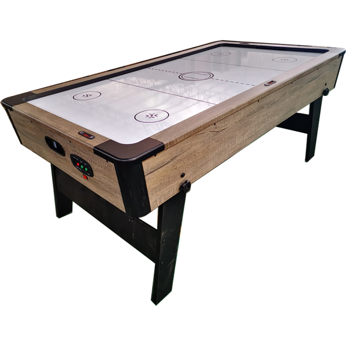 TopTable Foldy Wood Airhockeytafel Wood/Wit 6,5FT