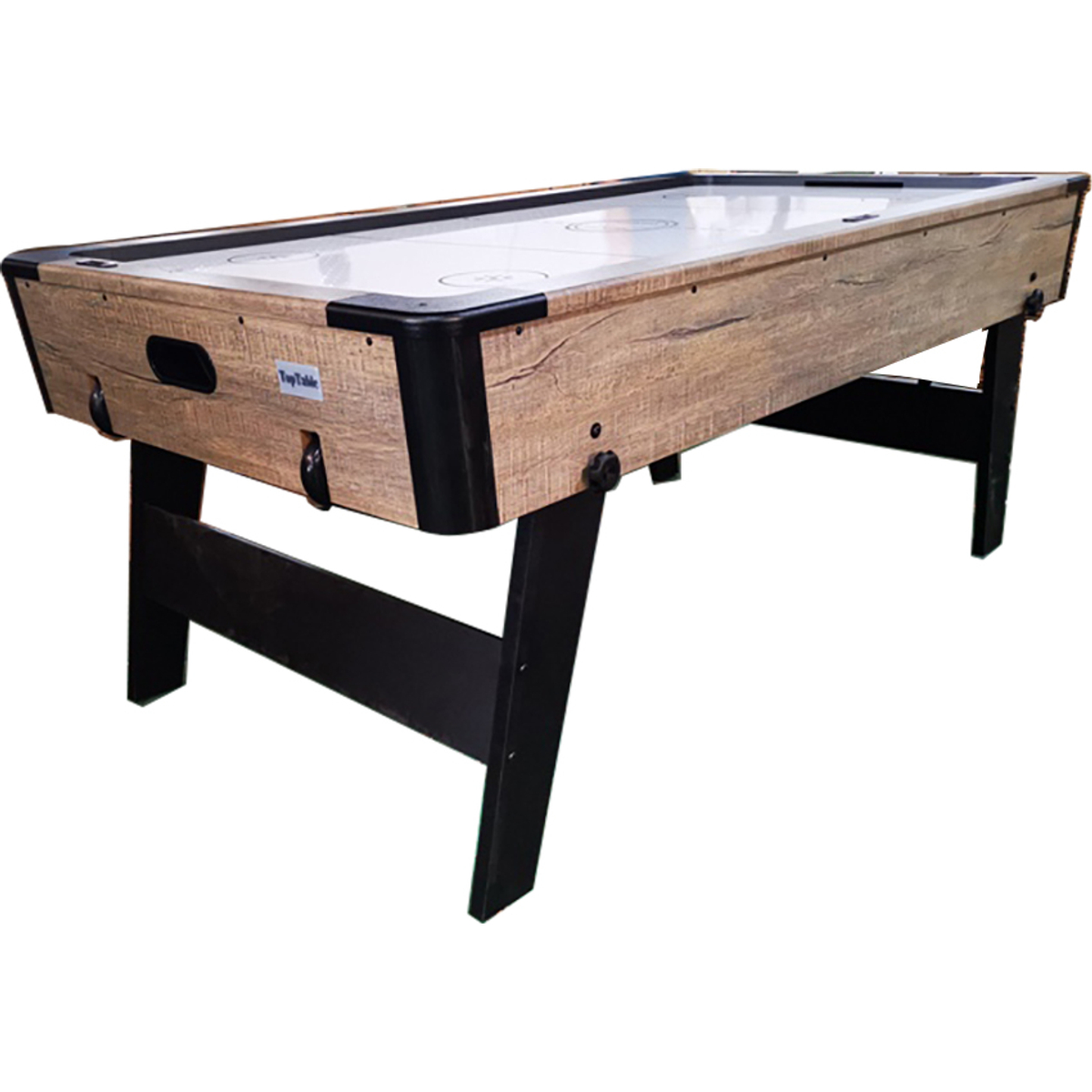 TopTable Foldy Wood Airhockeytafel Wood/Wit 6,5FT