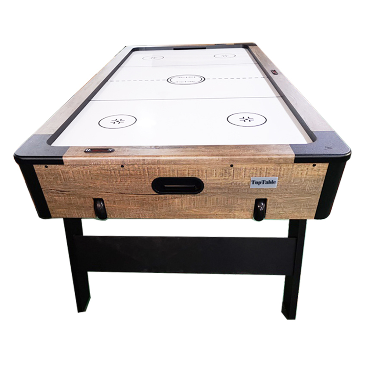 TopTable Foldy Wood Airhockeytafel Wood/Wit 6,5FT