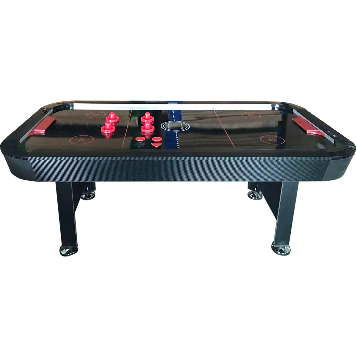 TopTable Airhockey Hurricane Black7ft