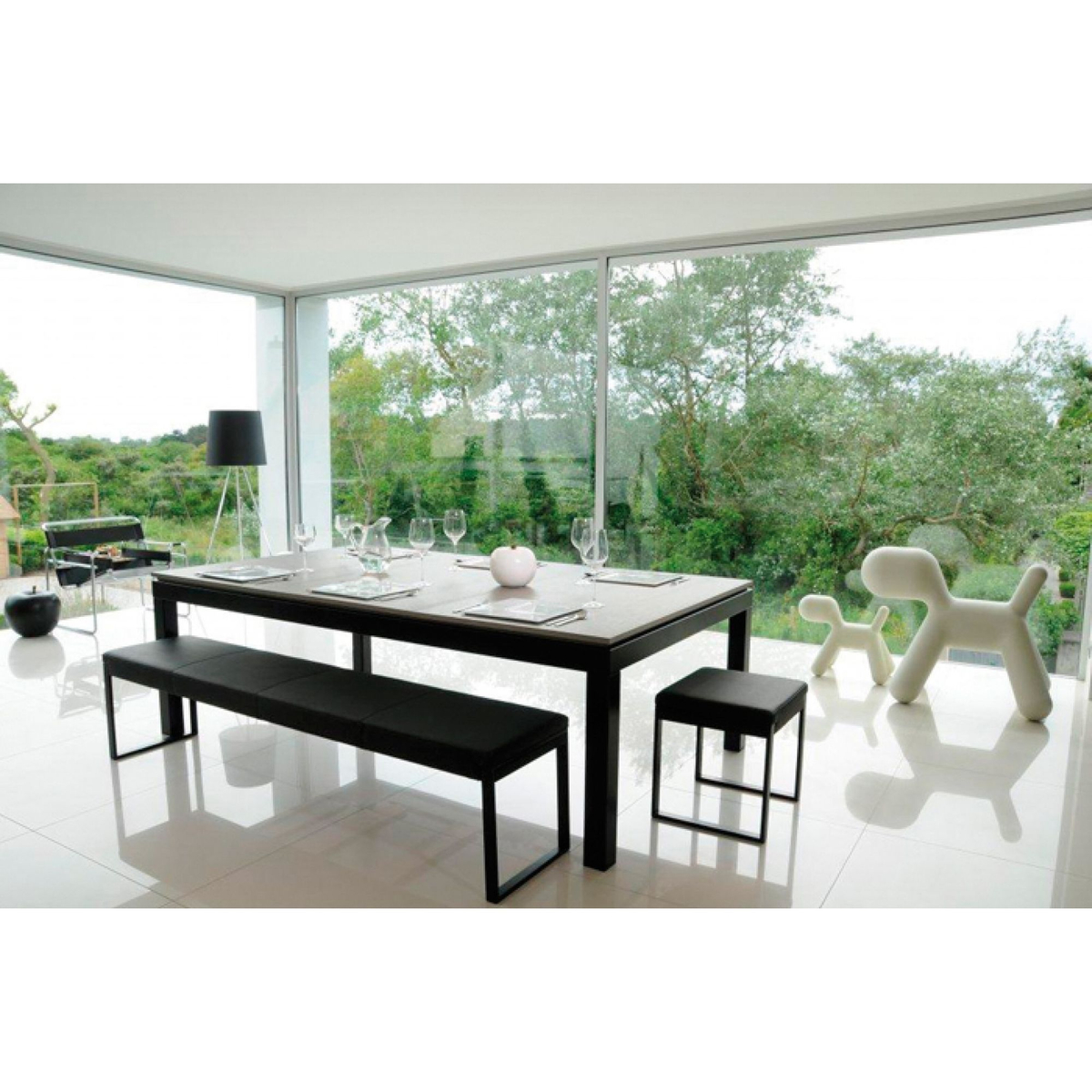 Aramith Fusion Pooltafel Powder Black 7ft