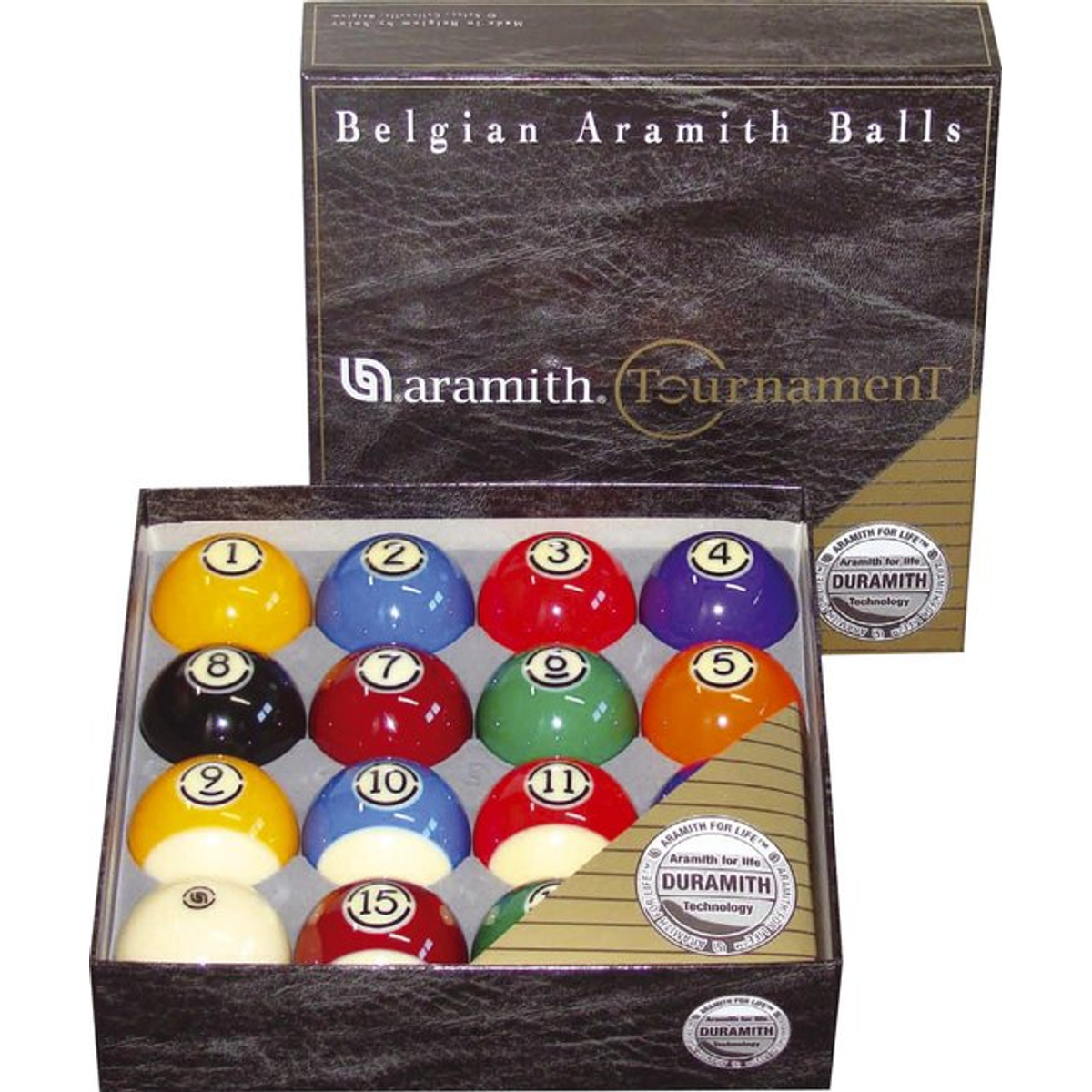Aramith US Tournament poolballen set 57.2mm