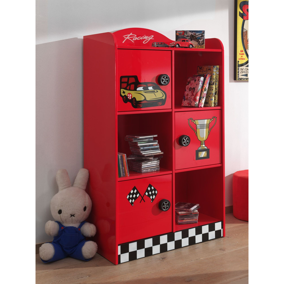Autobed Boekenkast