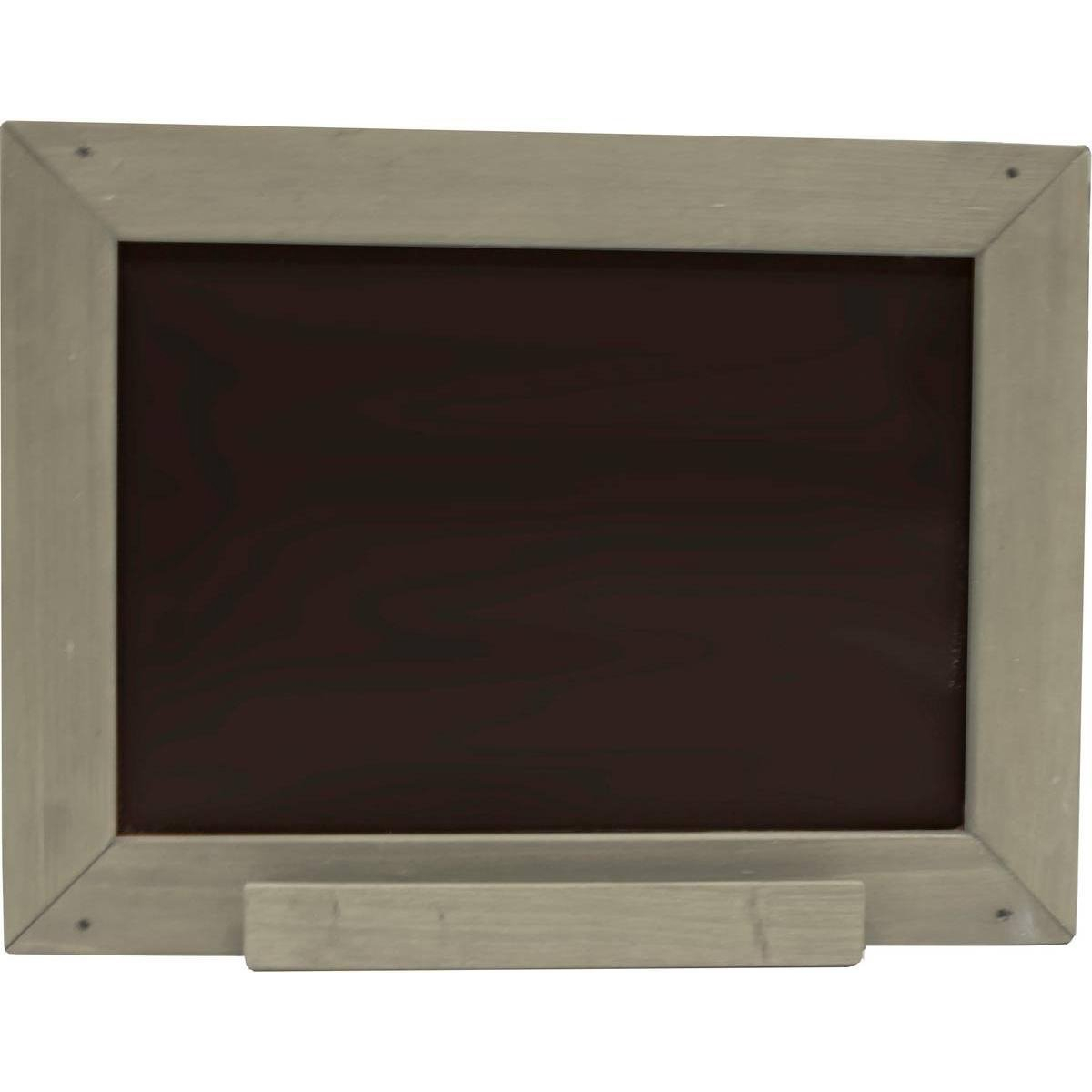 AXI Krijtbord van Hout in Grijs / Zwart van 41 cm