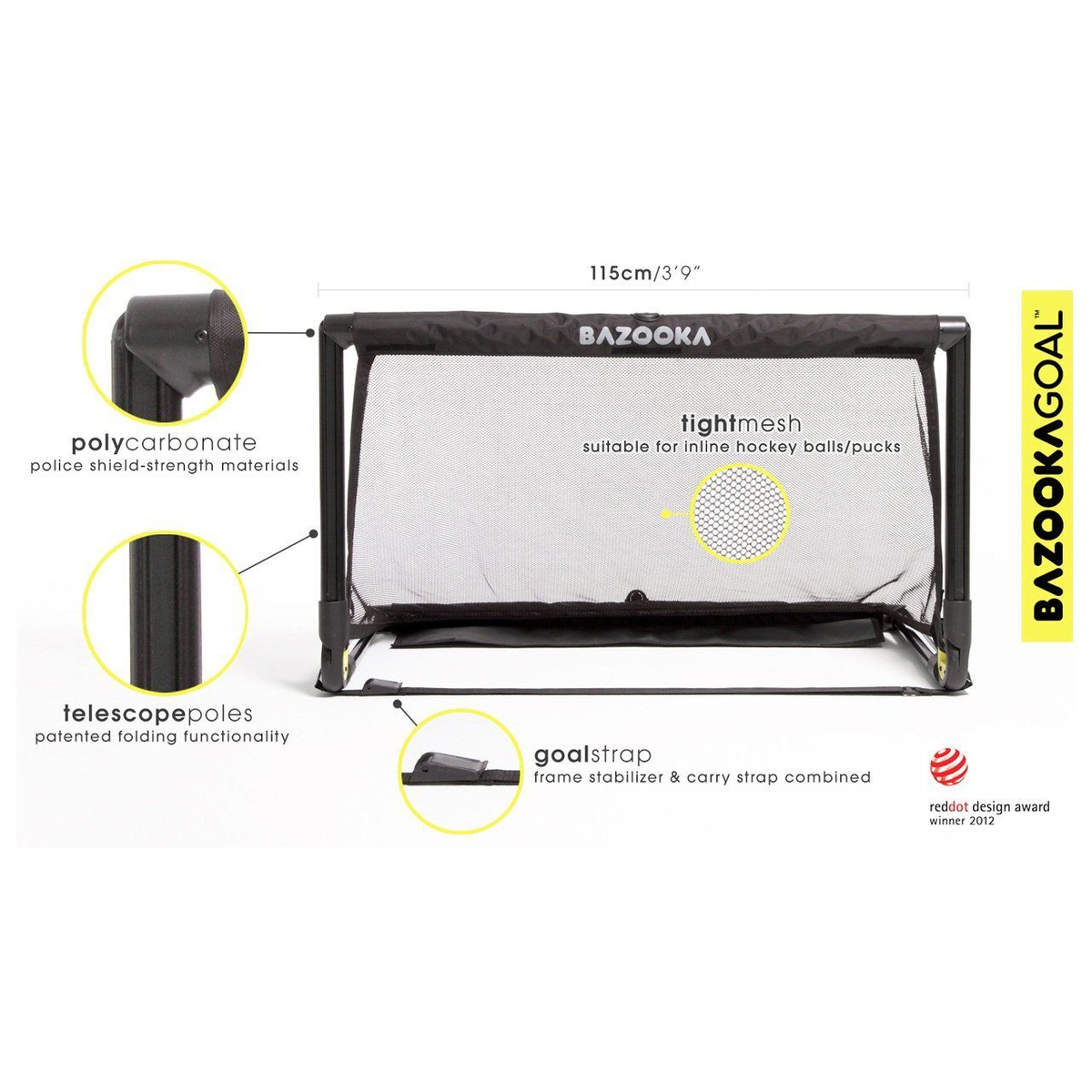 Bazooka Folding Goal 120x70 CM