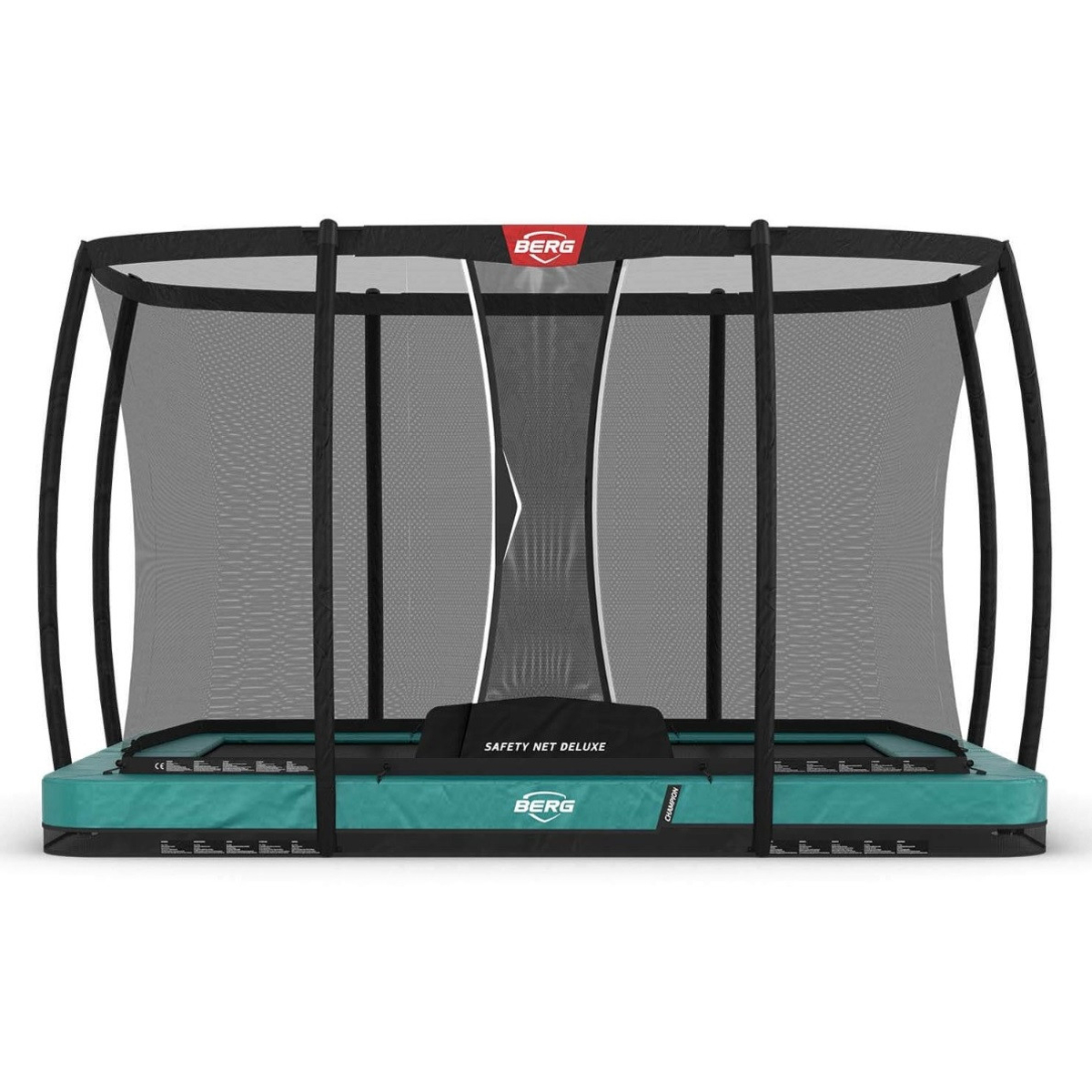 Berg Ultim Champion Inground Trampoline 330 Green + Safety Net Deluxe