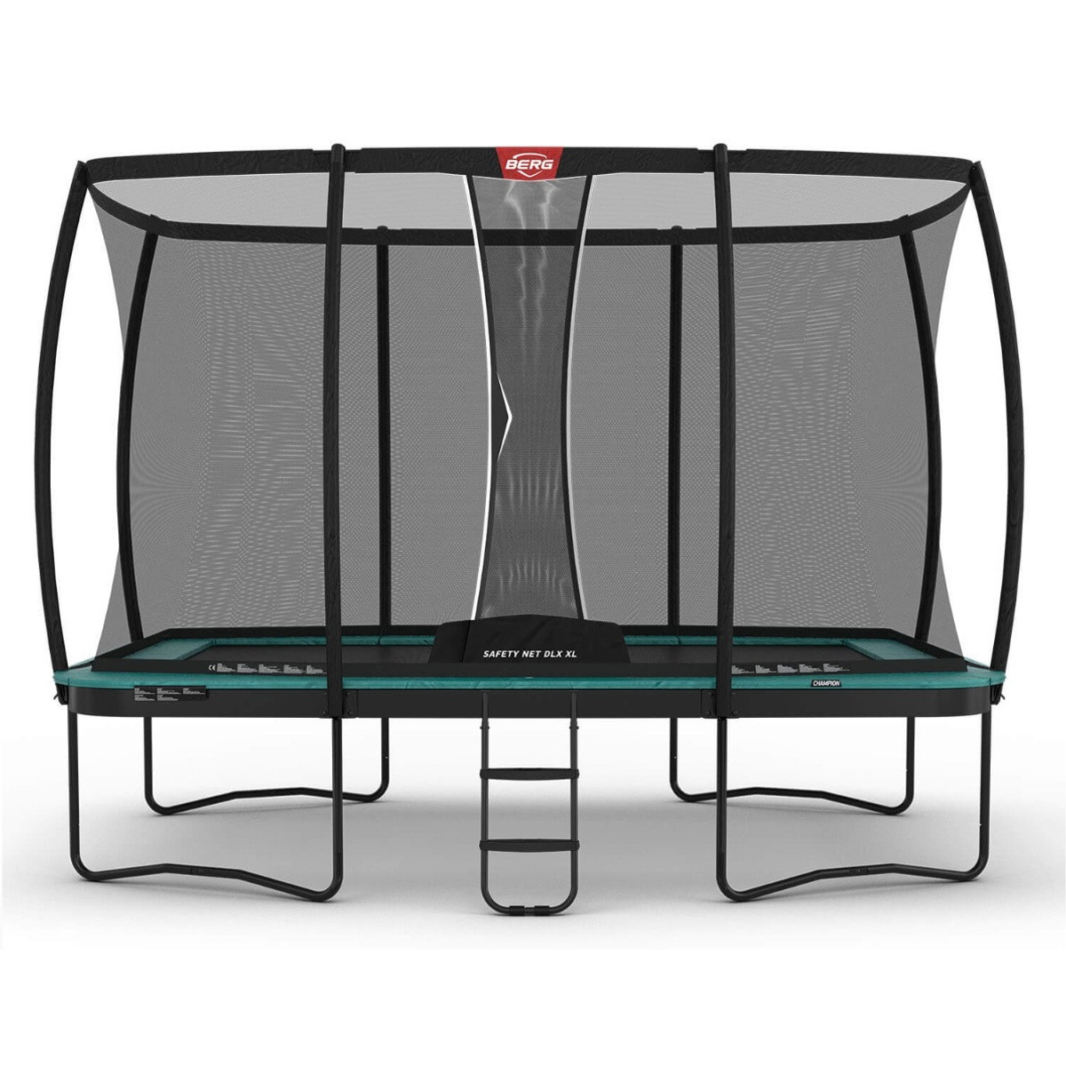 Berg Ultim Champion Regular Trampoline 410 Green + Safety Net Deluxe XL