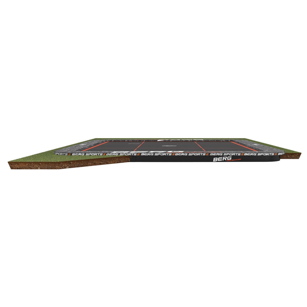 BERG Ultim Pro Bouncer Flatground Trampoline 5x5