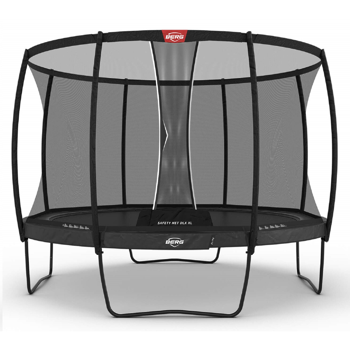 Berg Elite Trampoline 430 Grijs + Safety Net Deluxe XL