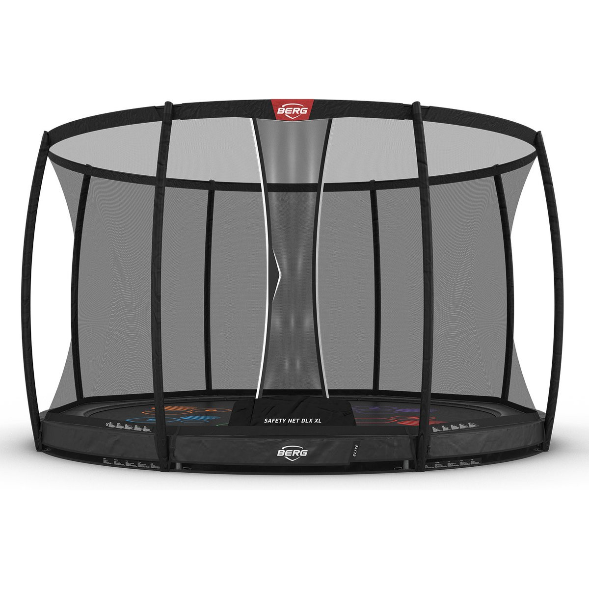 Berg Trampoline Inground Elite Grijs Levels + Safety Net Deluxe XL