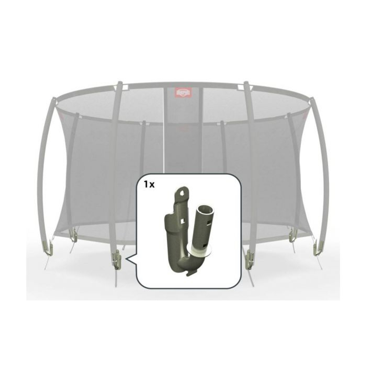 Berg Safety net T-Series - klem
