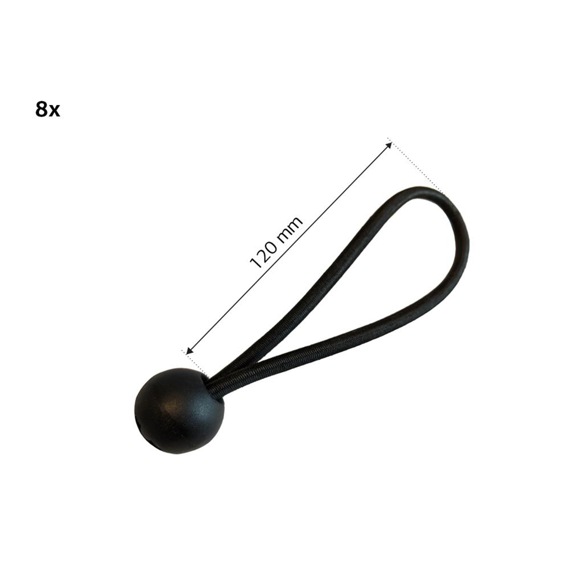 Elastic Band + Ball (120 mm) (8x)