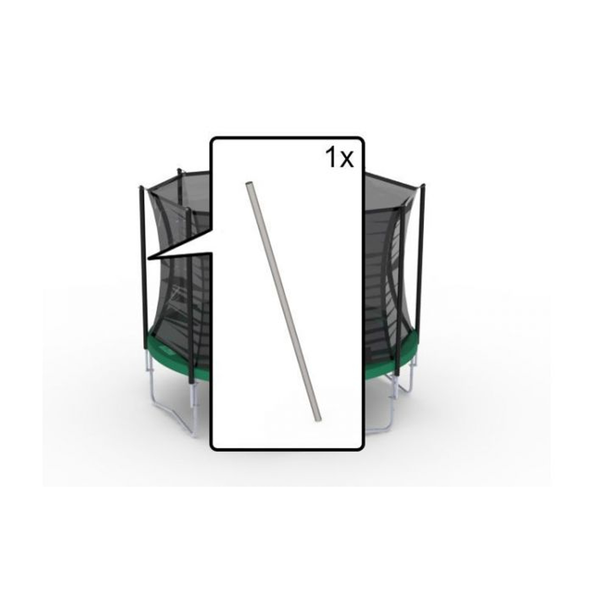 Berg Safety Net Comfort - Bovenpaal