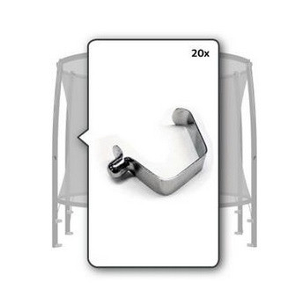 Berg Veerclips (20stuks)