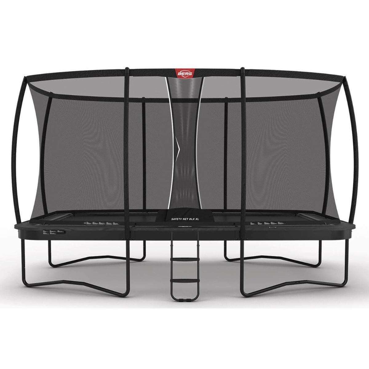 Berg Ultim Elite Regular Trampoline 500 Grijs + Safety Net Deluxe XL