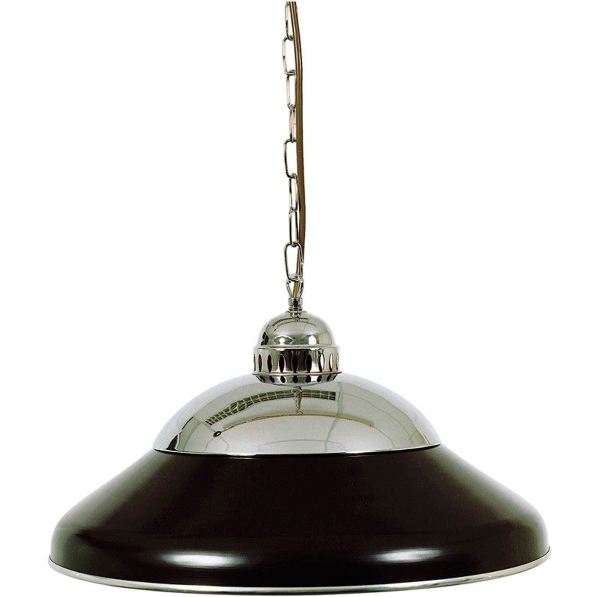 Biljartlamp SOLO 45 cm, chroom/zwart 