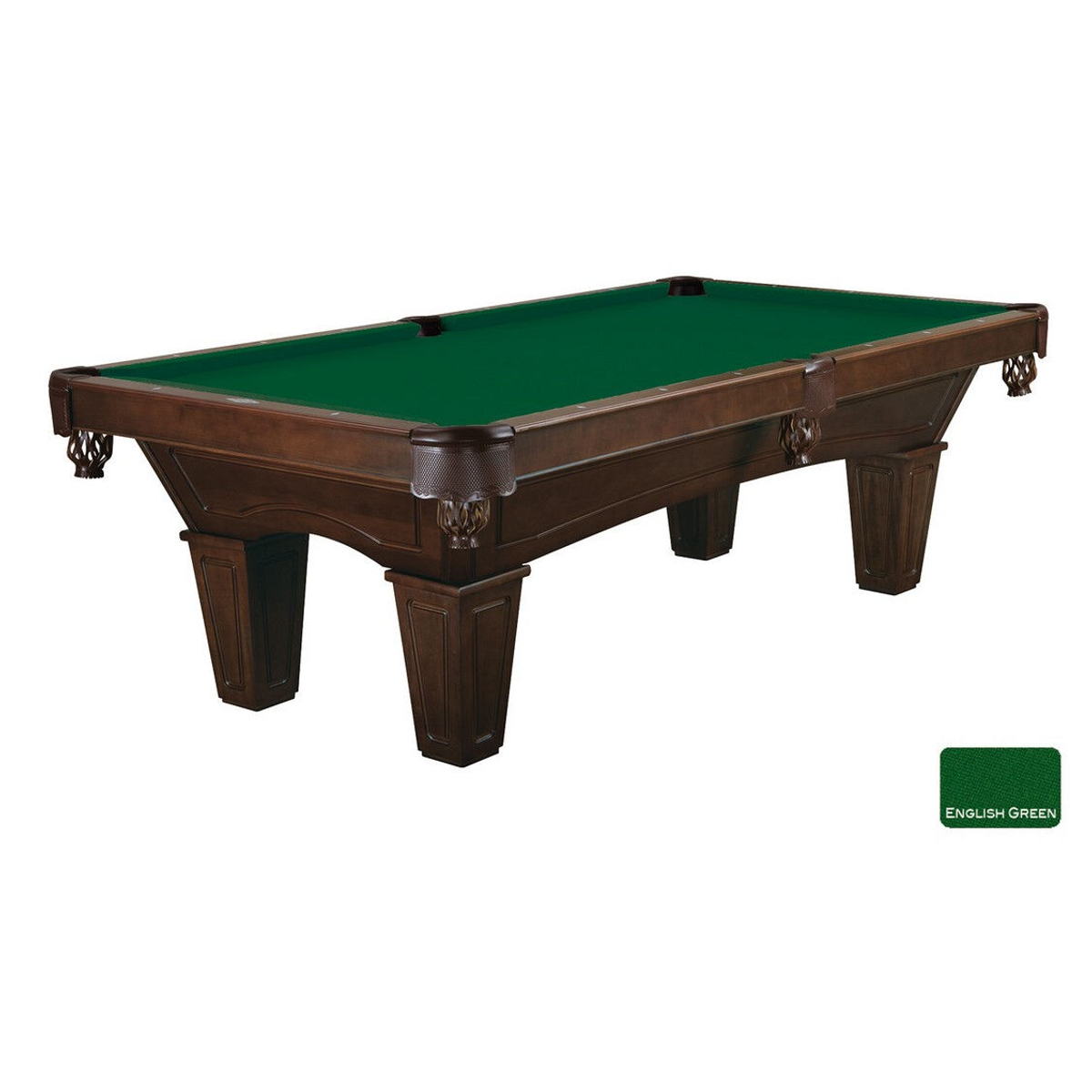 Brunswick Allenton pooltafel 8ft espresso tapered 