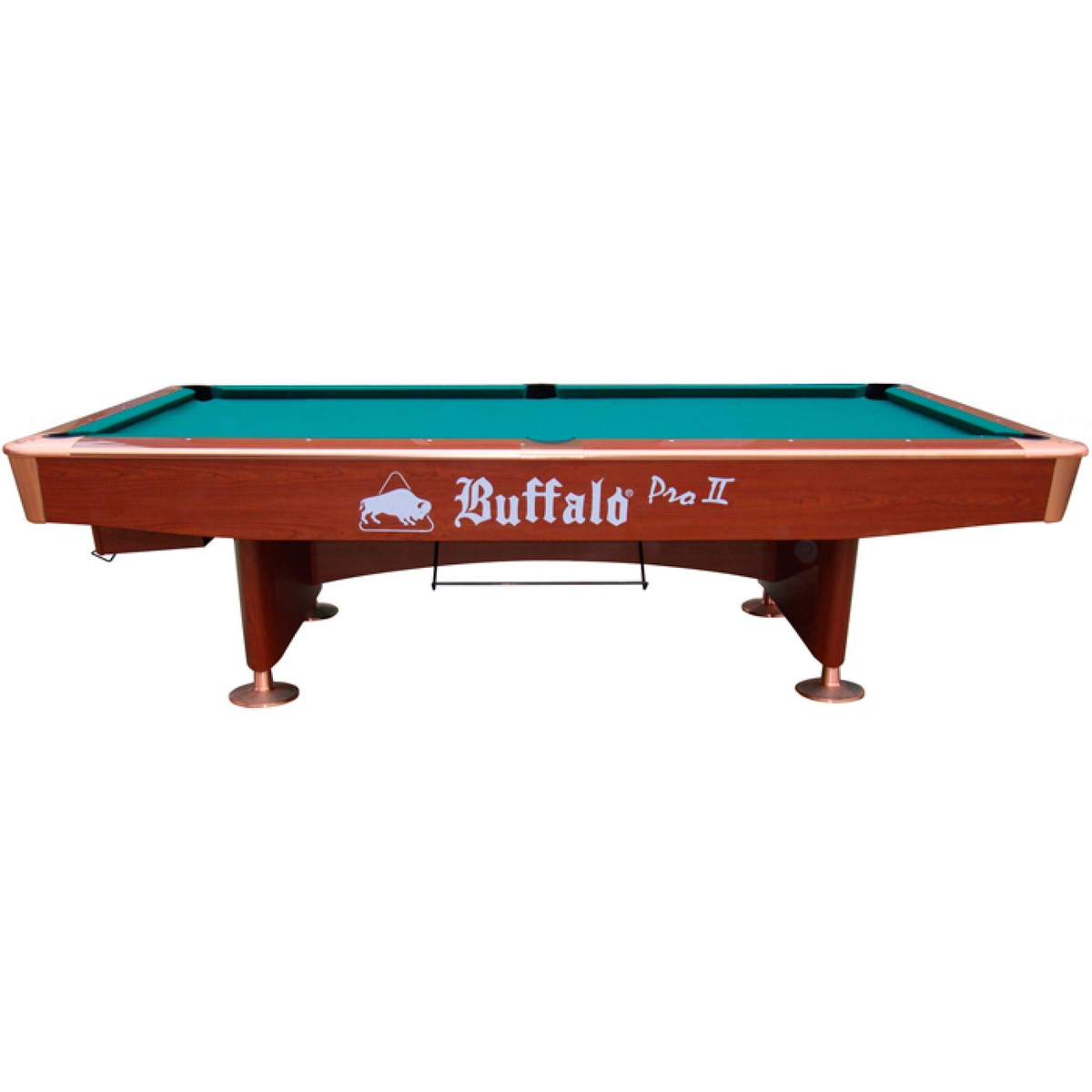 Buffalo Pro II 9 FT Bruin Pooltafel Drop Pocket