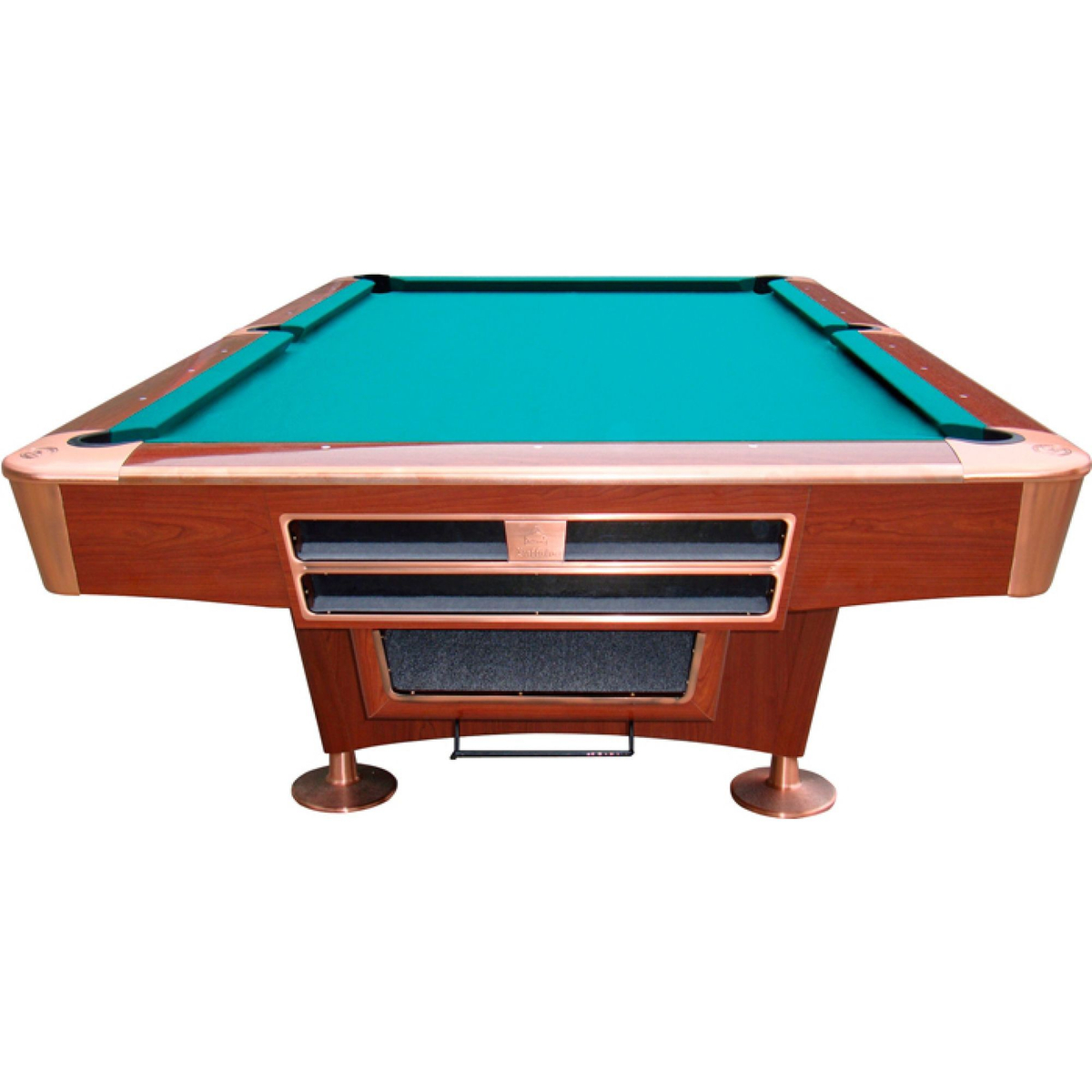 Buffalo Pro II 9 FT Bruin Pooltafel Drop Pocket