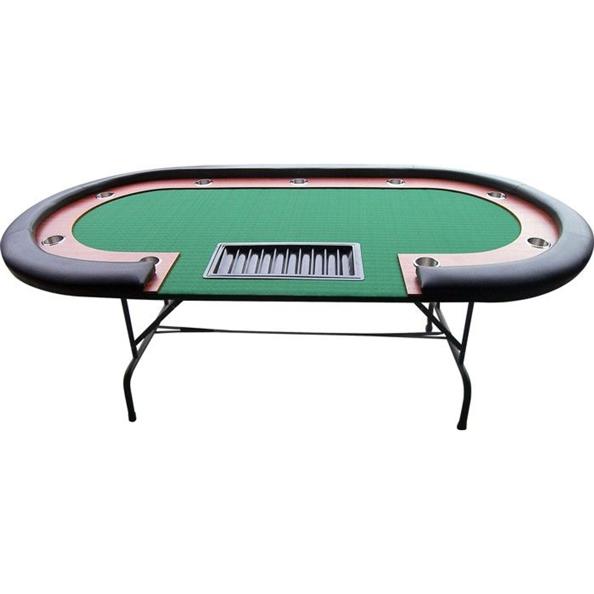 Buffalo Pokertafel High Roller Zwart