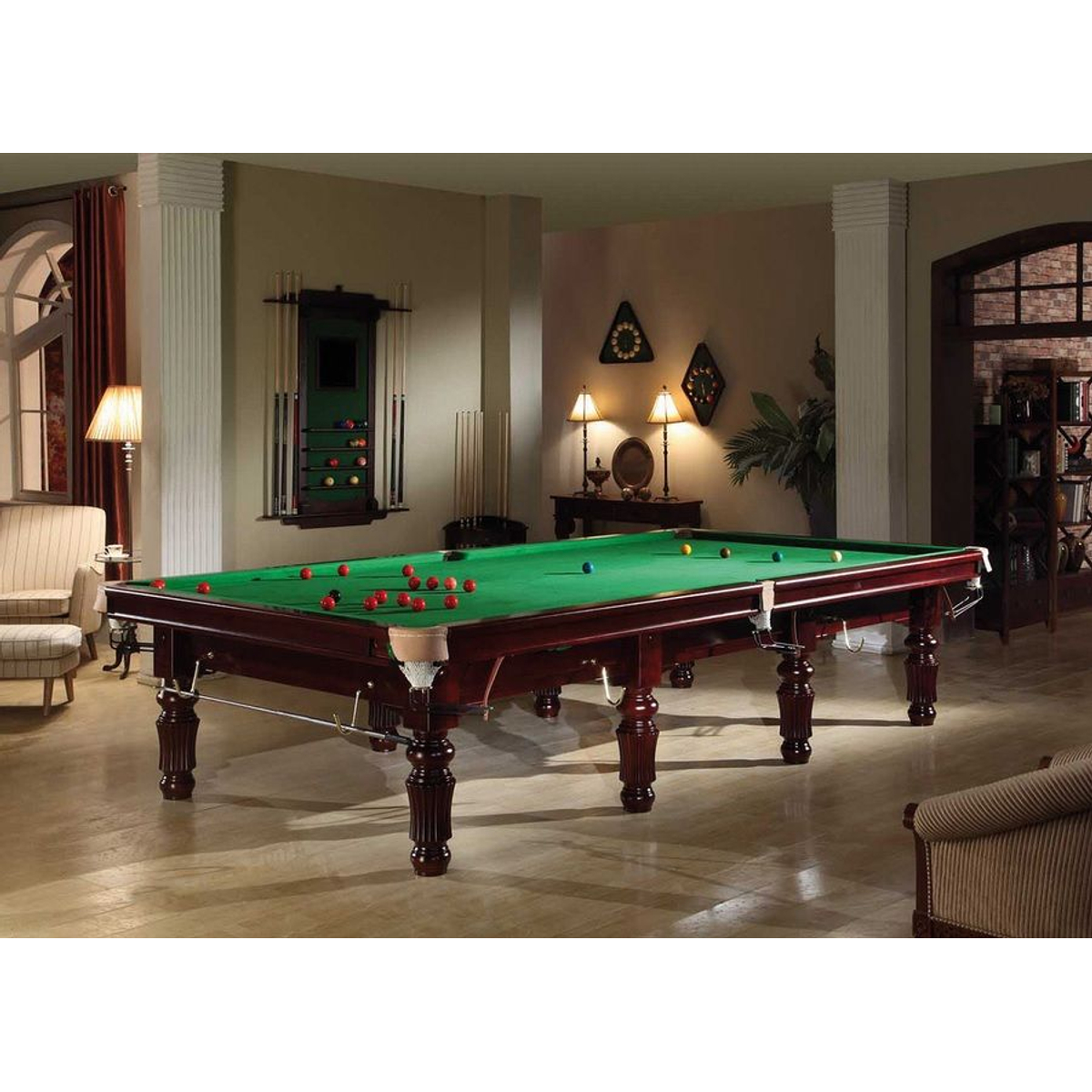 Buffalo Snookertafel 12 ft Mahonie