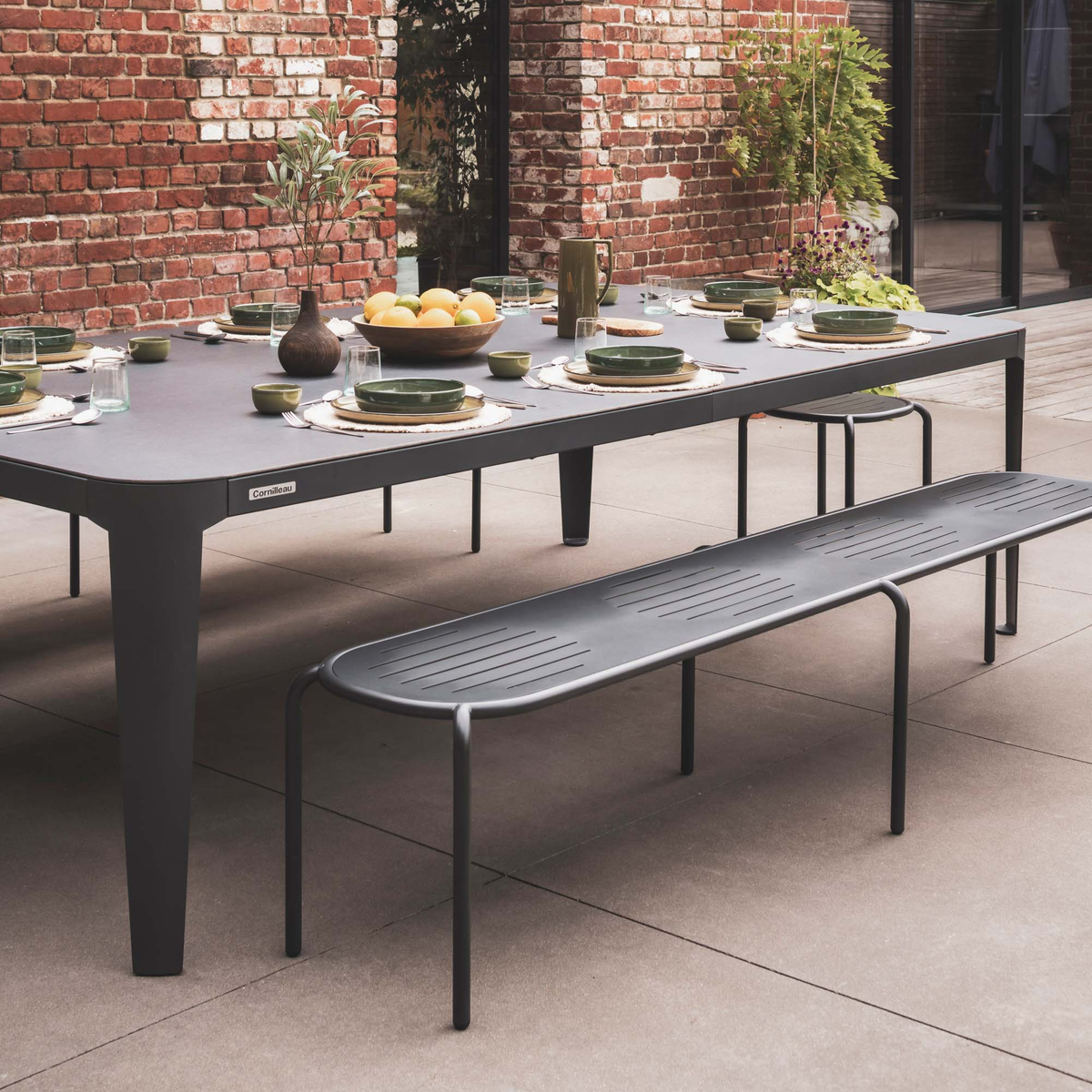 Cornilleau Hyphen Outdoor Tafeltennistafel Zwart / Stone