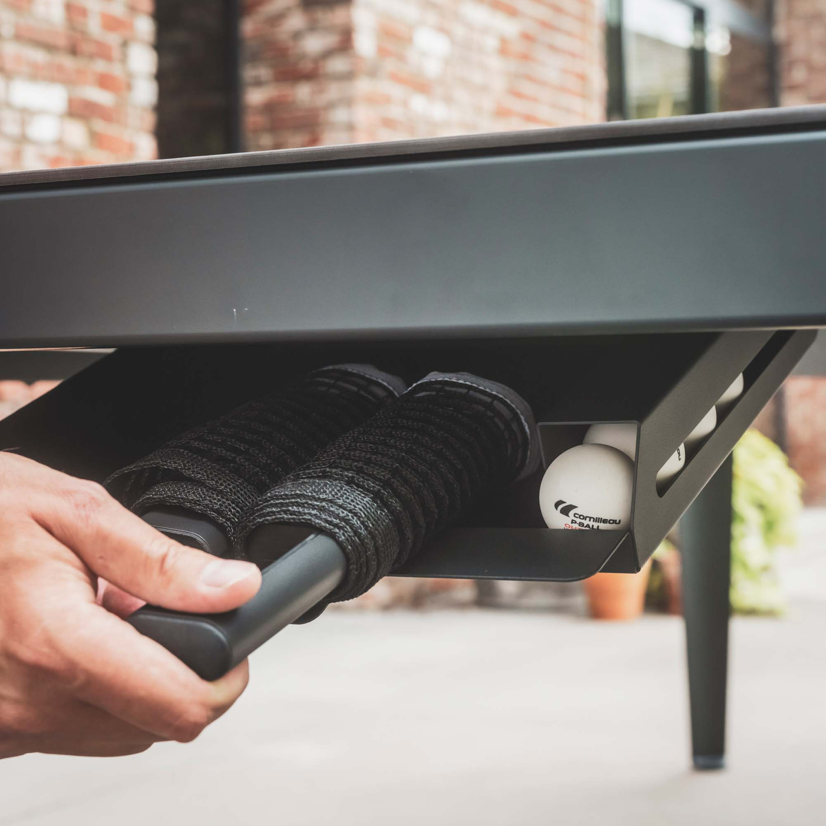 Cornilleau Hyphen Outdoor Tafeltennistafel Zwart / Stone