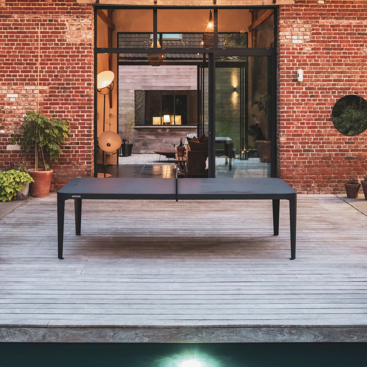 Cornilleau Hyphen Outdoor Tafeltennistafel Zwart / Stone