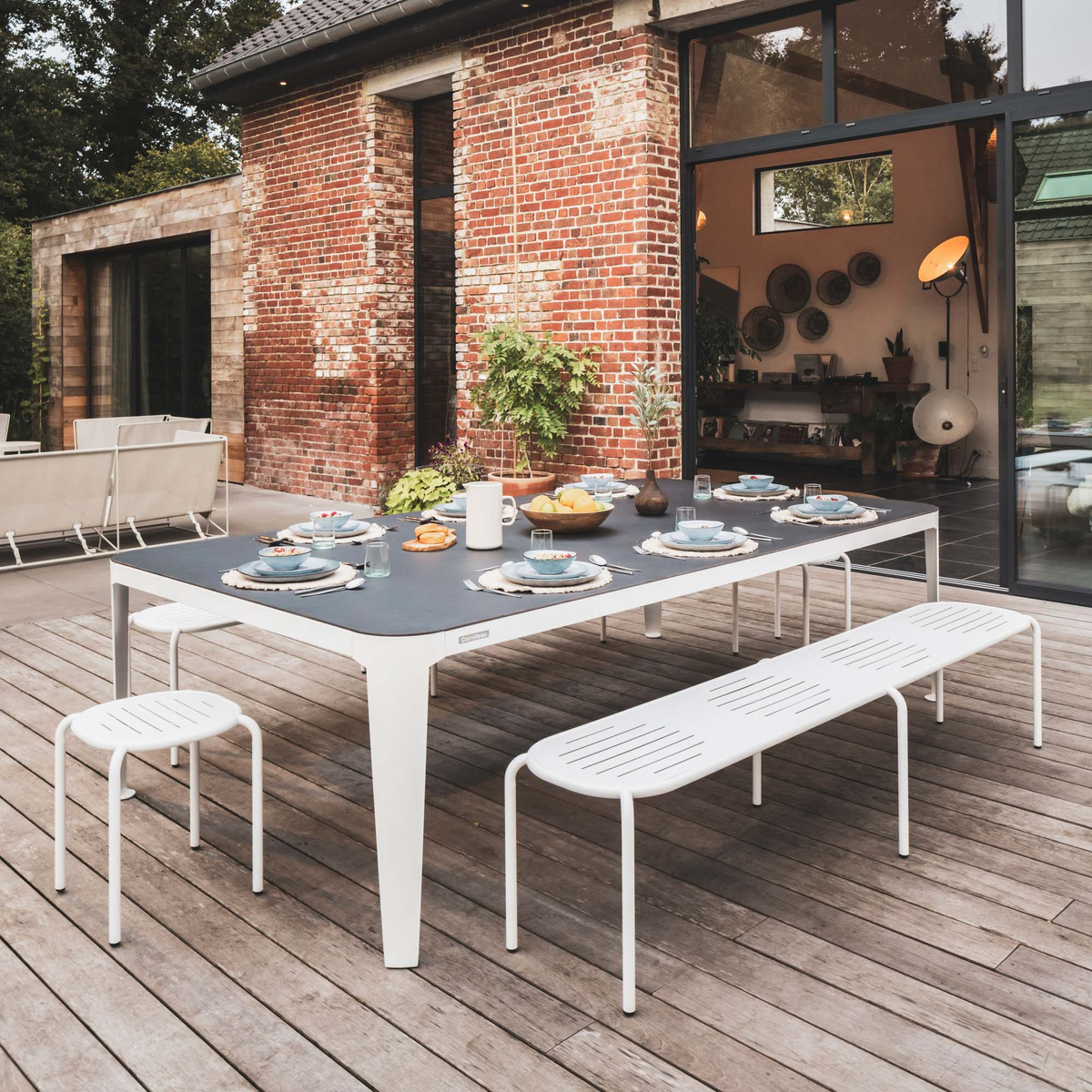 Cornilleau Hyphen Outdoor Tafeltennistafel Wit / Stone