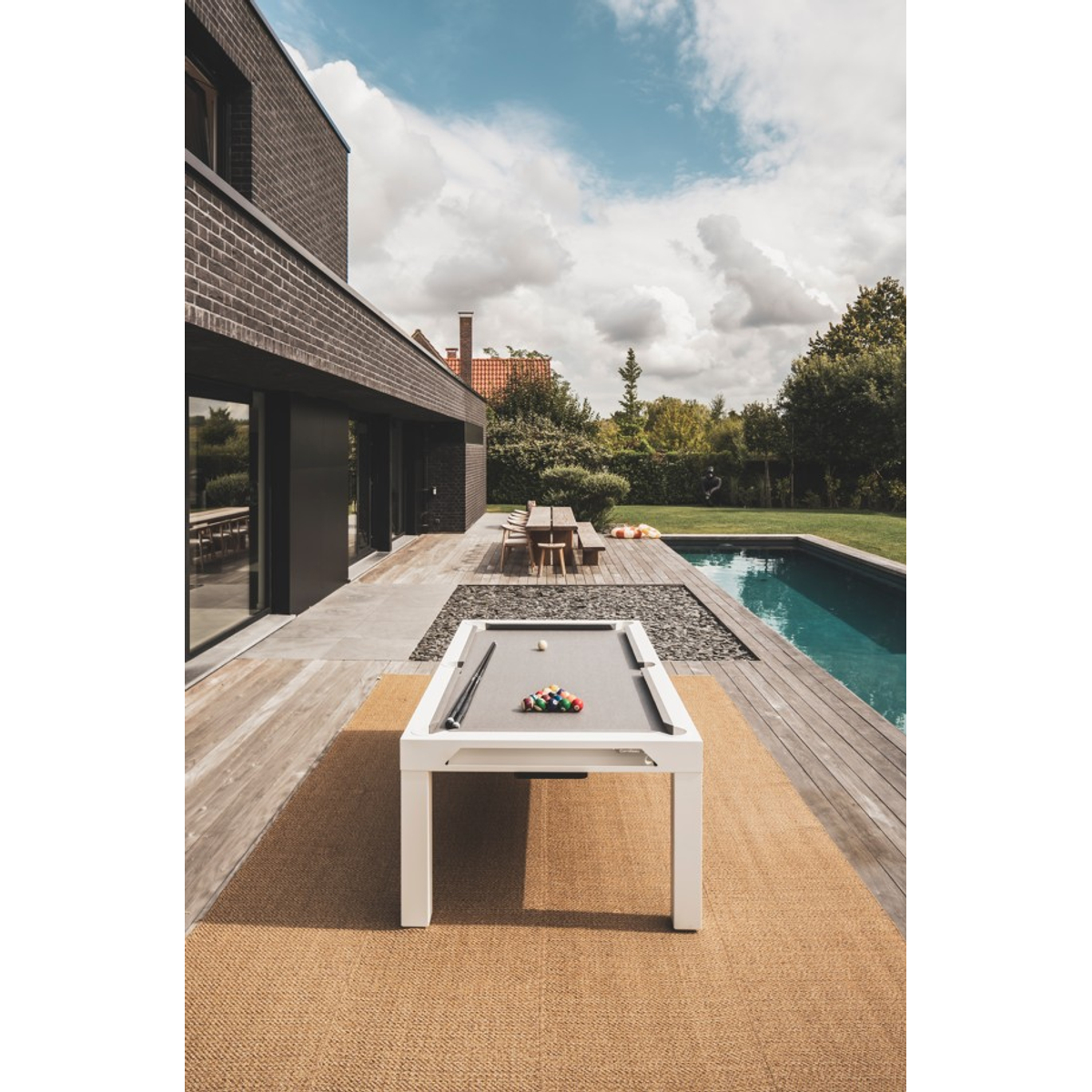 Cornilleau Classic Outdoor Pooltafel Wit / Lichtgrijs