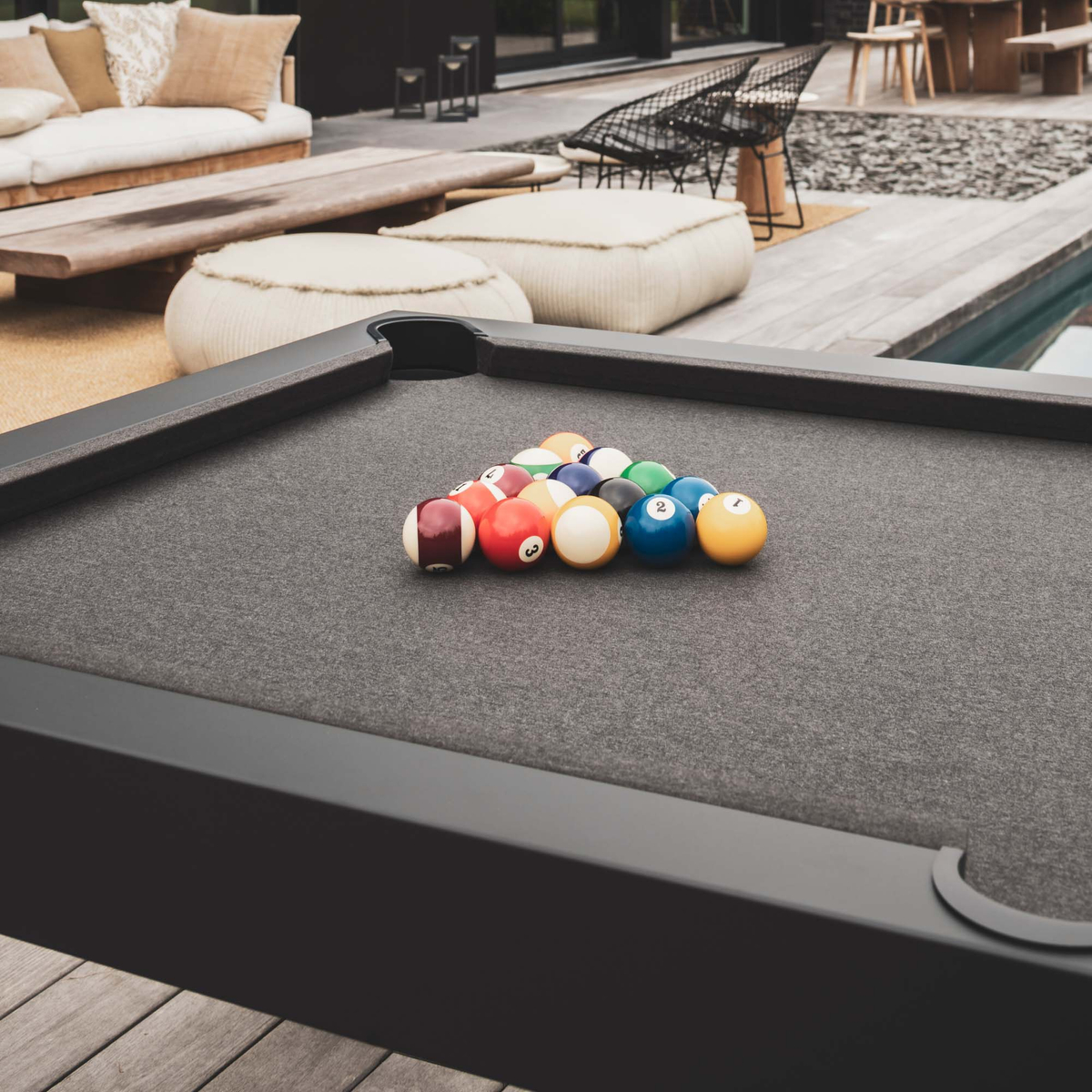 Cornilleau Classic Outdoor Pooltafel Zwart / Donkergrijs