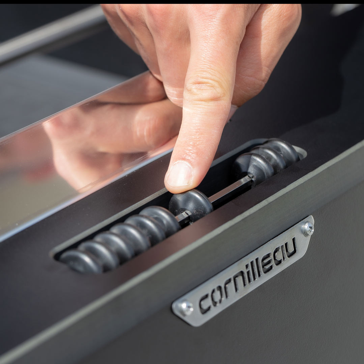 Cornilleau Origin Outdoor Duo Voetbaltafel Zwart